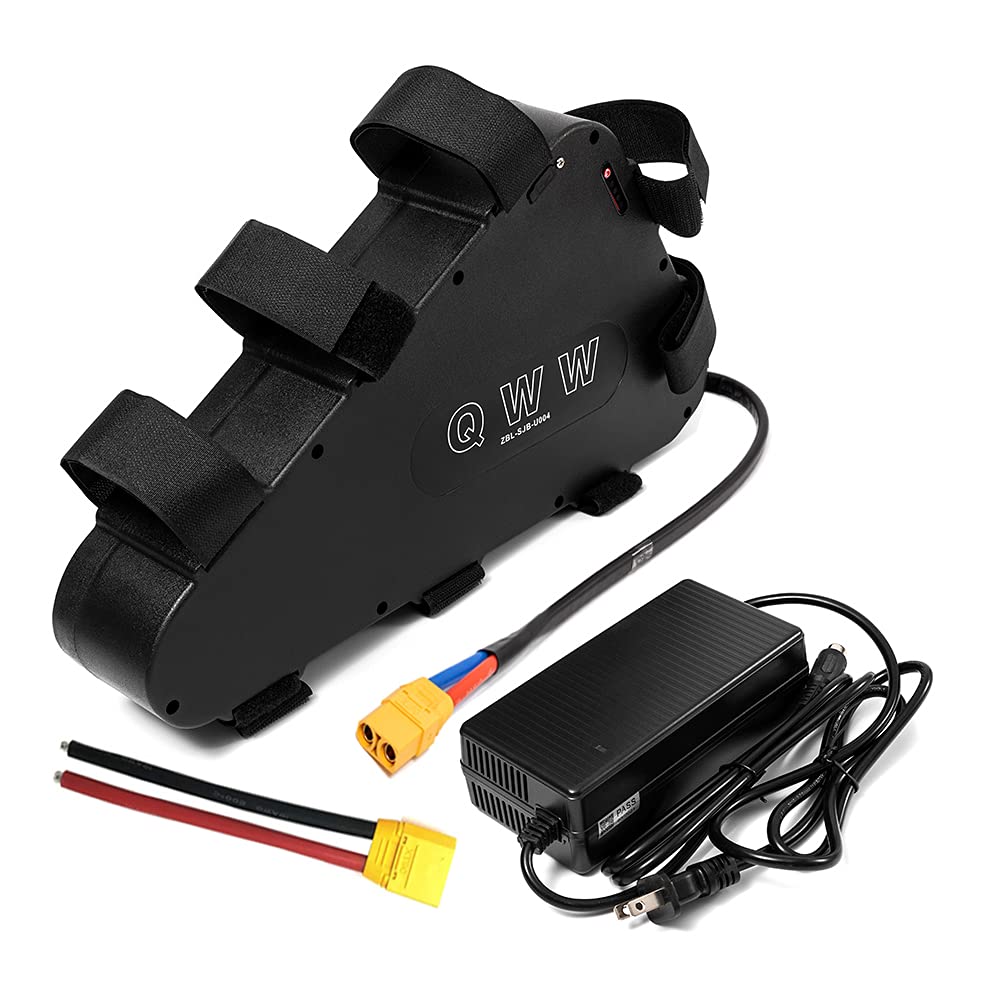 48V 20Ah Lithium Triangle Battery for 100-1200W Ebike Conversion Kits - Fast Charging, High Performance - Perfect for Electric Bicycle Upgrades & DIY Projects