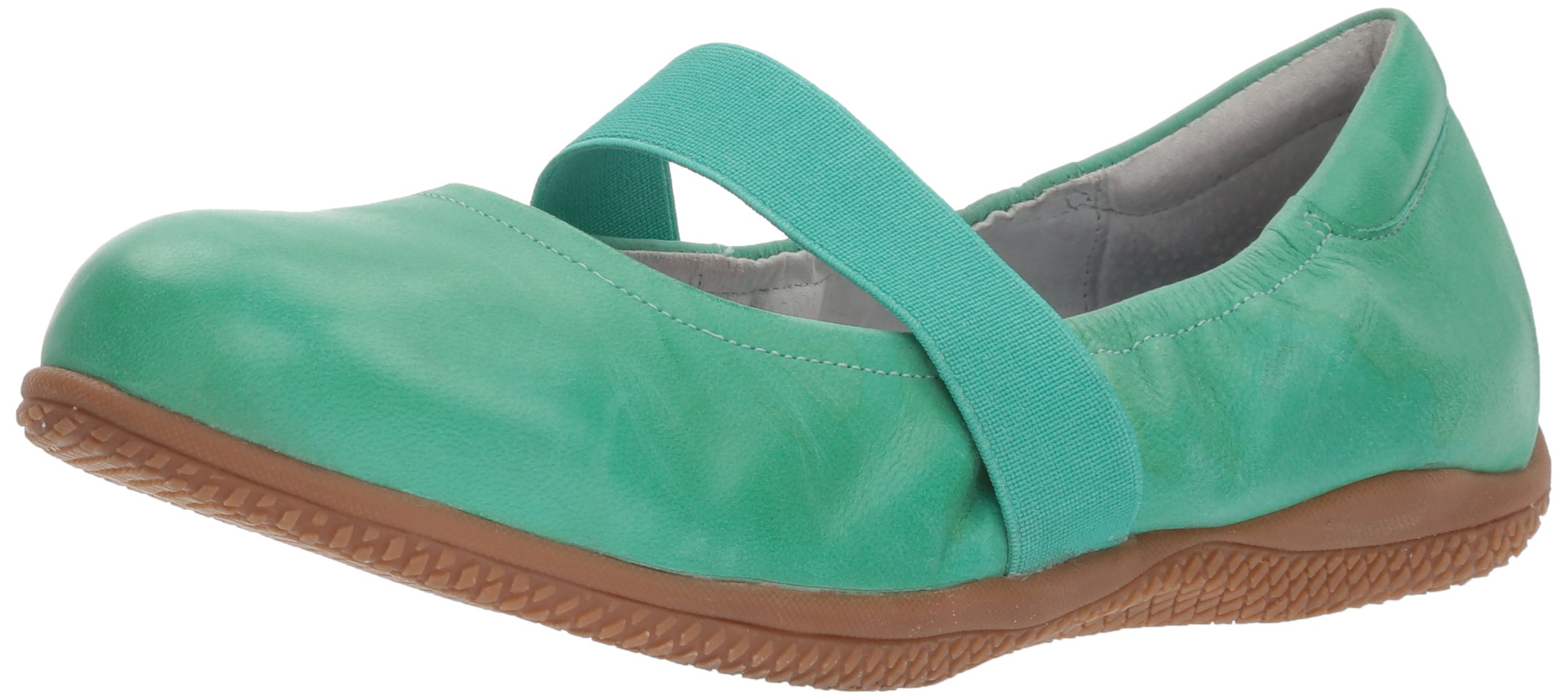 SoftWalk Women's High Point Comfortable Leather Walking Shoes - Jade Green, Size 6.5 N (AA) - Perfect for Casual Wear, Office & Daily Walking