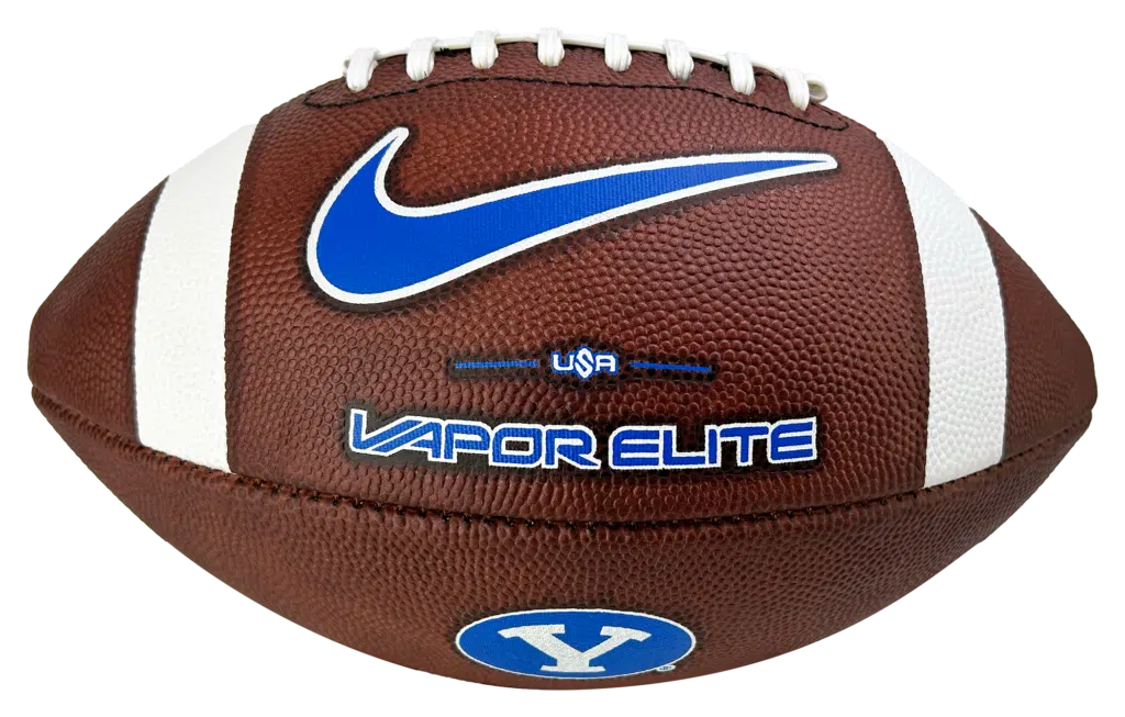 Official BYU Cougars Nike Vapor Elite Game Football - Authentic College Team Football for Games, Training & Collectors | Perfect for Football Fans & Sports Enthusiasts