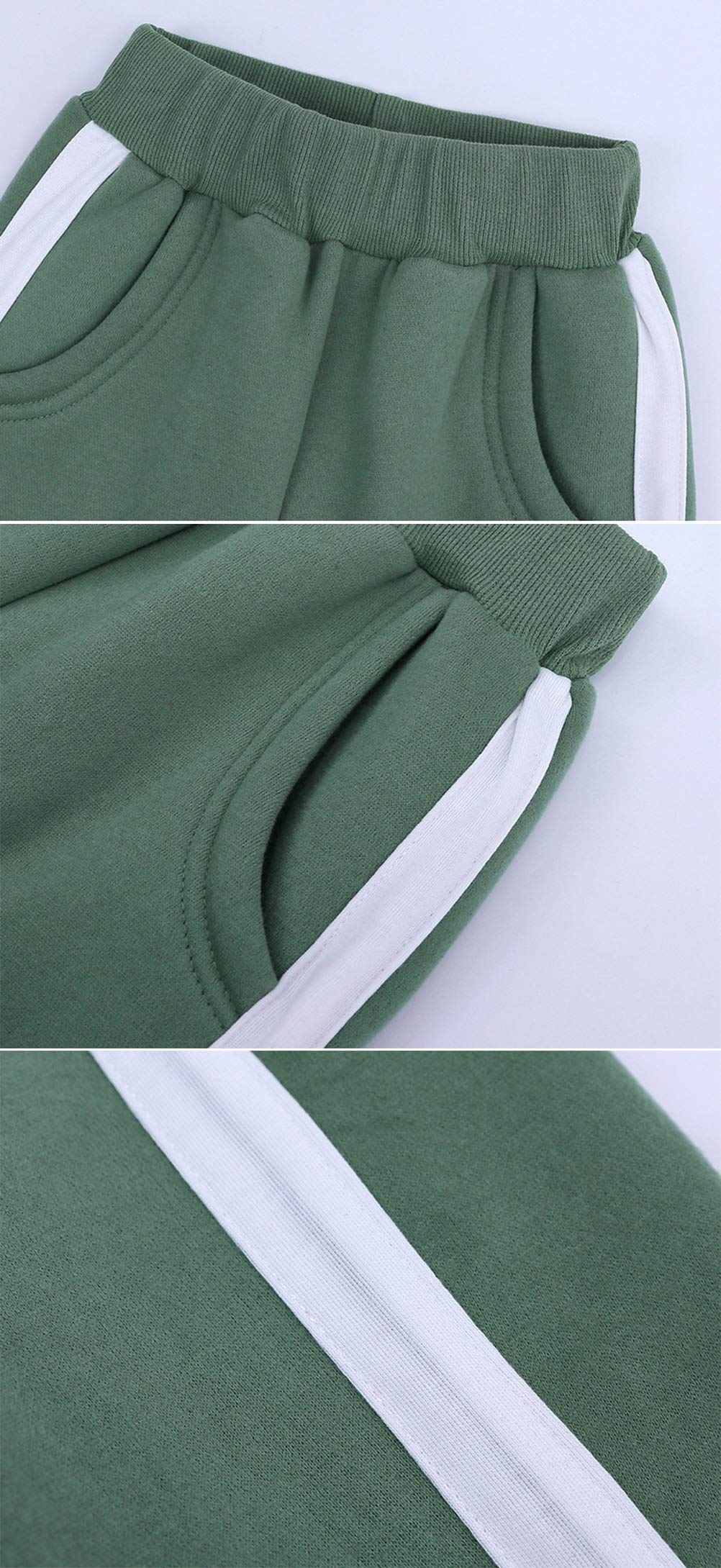 DCUTERQ Boys Cotton Athletic Pants - Toddler Fleece Jogger Sweatpants for Kids - Unisex Baby Casual Active Trousers - Perfect for Playtime, Sports & Everyday Wear