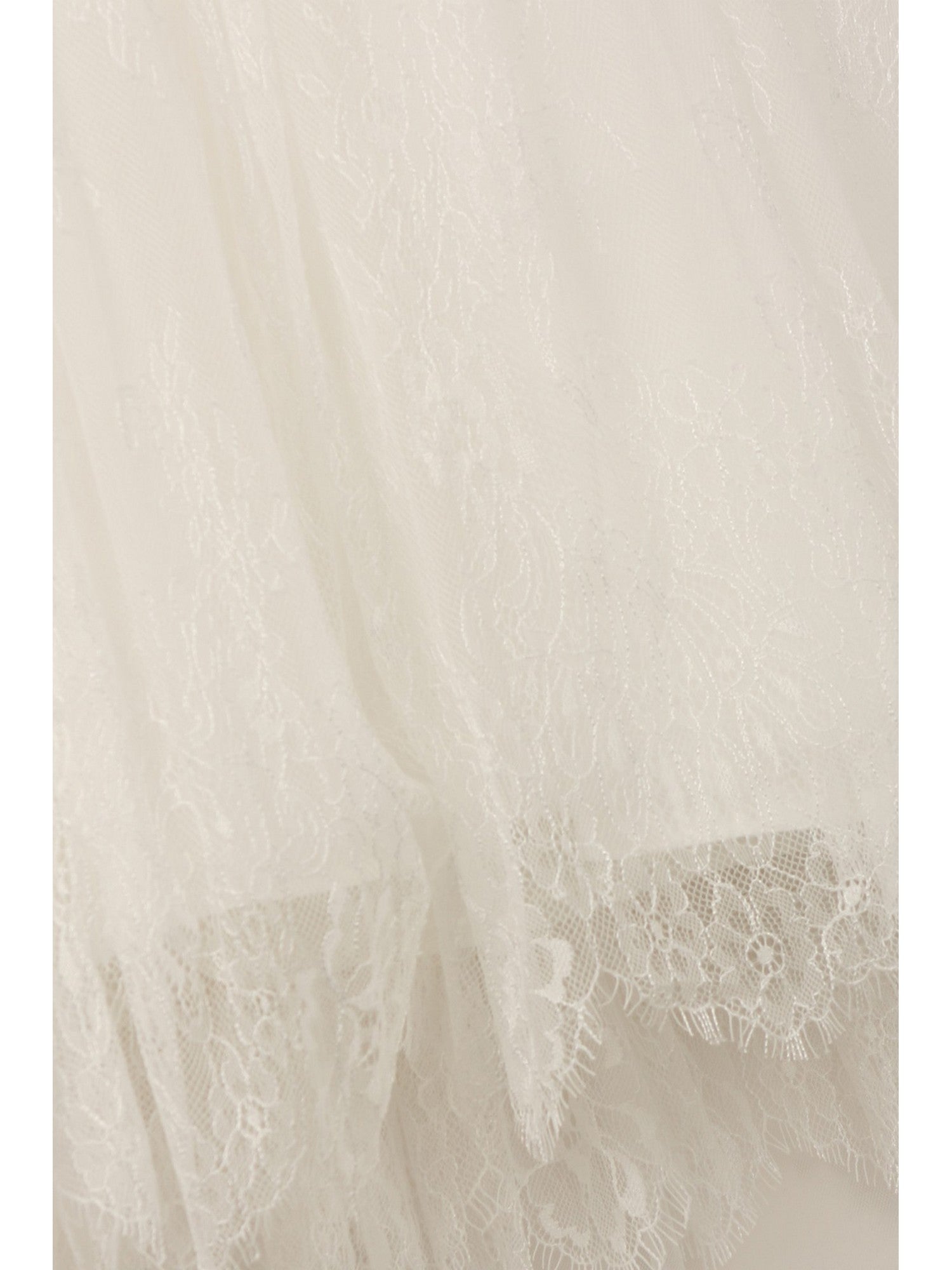 Ivory Sequin Feather Chantilly Lace Junior Bridesmaid Dress for Big Girls - Size 8-12 | Perfect for Weddings, Prom, and Special Occasions