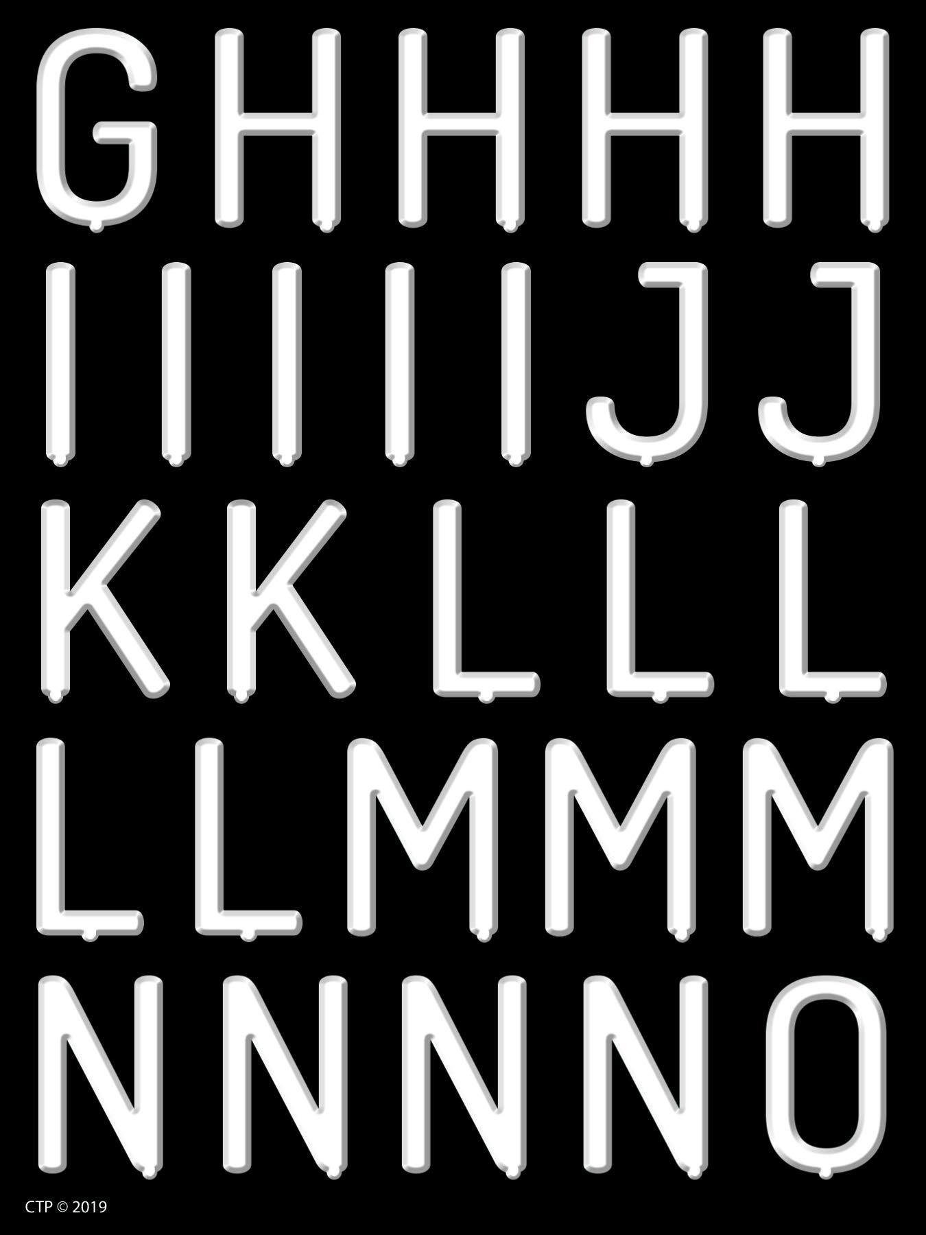 Creative Teaching Press White Letter Board with 1