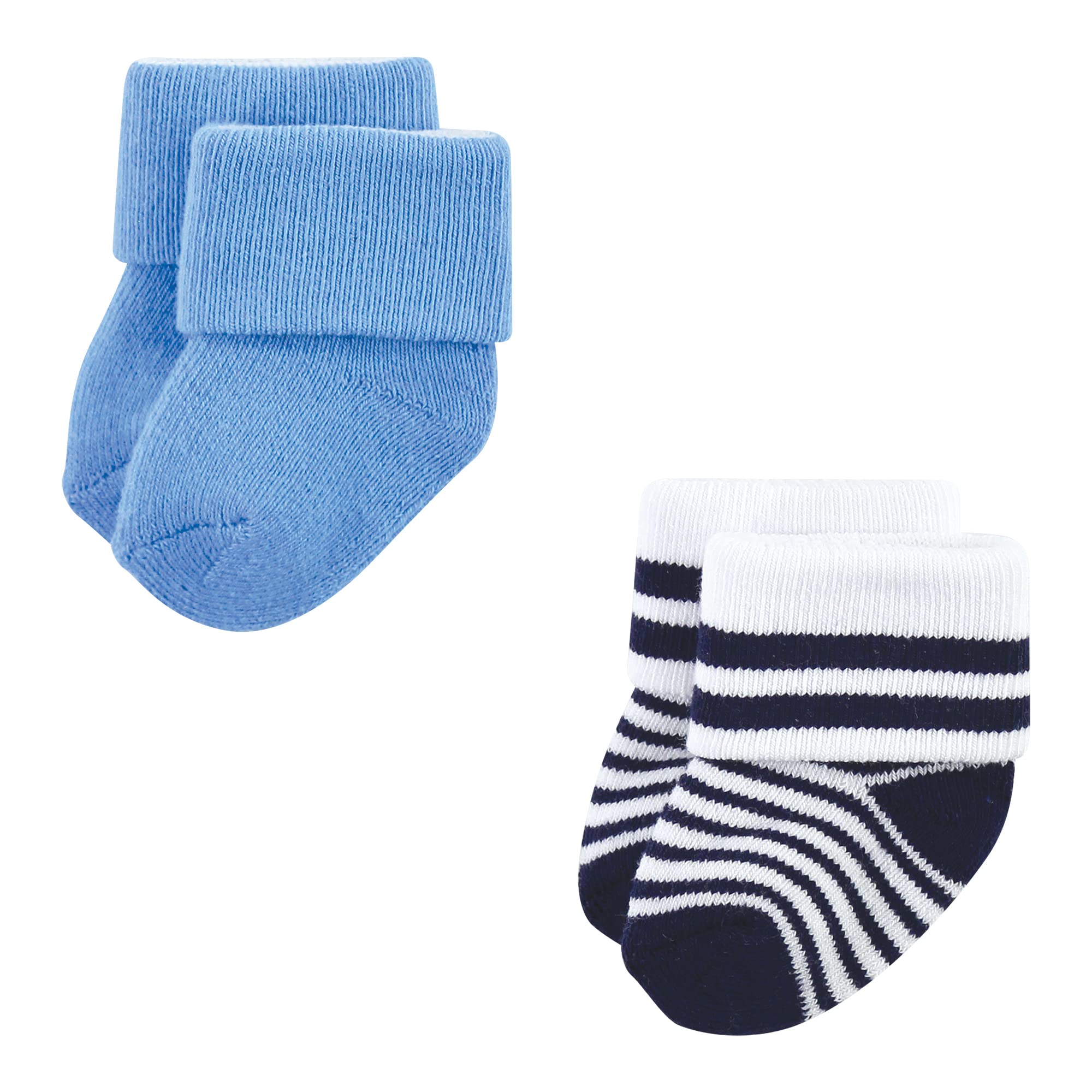 Luvable Friends Soft Terry Cotton Baby Socks for Newborns & Infants - Non-Slip, Breathable & Comfortable for Everyday Wear, Playtime & Photo Shoots
