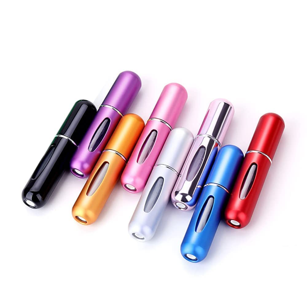 Nirgun Empex 3-Piece Travel Perfume Spray Kit - Portable Refillable Perfume Atomizer, Mini Scent Pump Bottle & Leak-Proof Perfume Case for Women & Men - Perfect for Airplane Carry-On, Gym, Office & Date Night