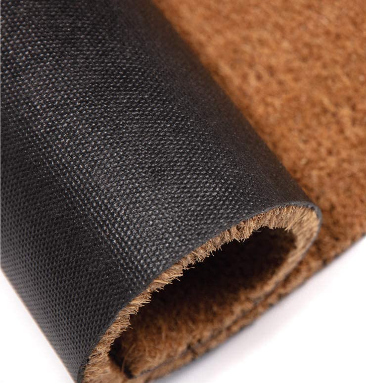 Premium Brown Natural Coir Doormat - Non-Slip Rectangular Front Entry Mat (16