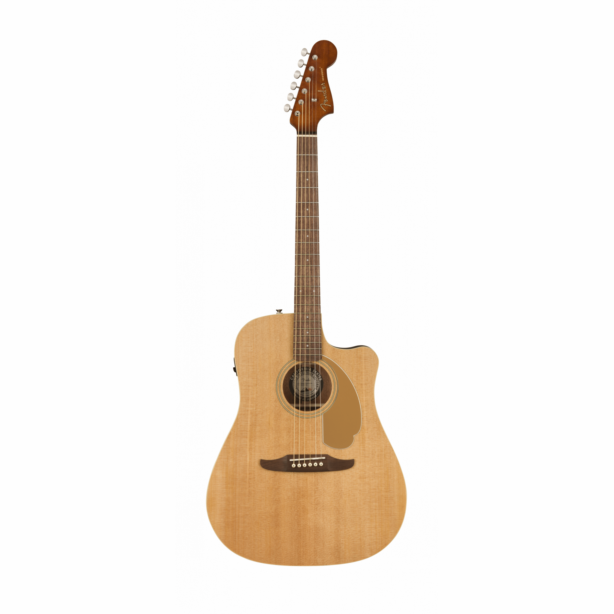 Fender Redondo Player Acoustic Guitar - Natural Finish, Spruce Top, Mahogany Back & Sides | Perfect for Beginners, Campfire Singalongs & Live Performances
