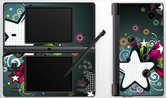 Vintage Star Skin Cover for Nintendo DSi Console - Protective Decal for Gaming, Collecting & Retro Enthusiasts