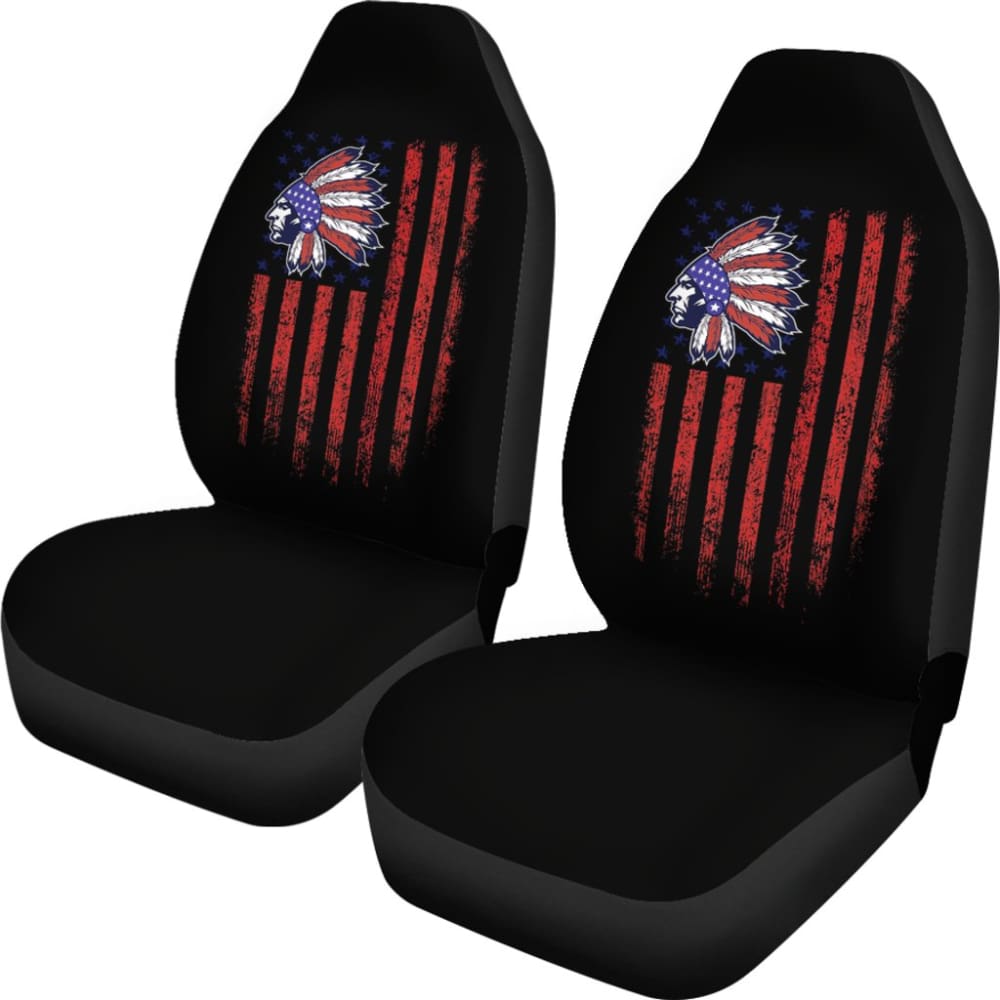 Premium Native American Flag Car Seat Covers - Durable & Stylish for Trucks, SUVs & Cars - Perfect for Road Trips, Daily Commutes & Cultural Pride Display