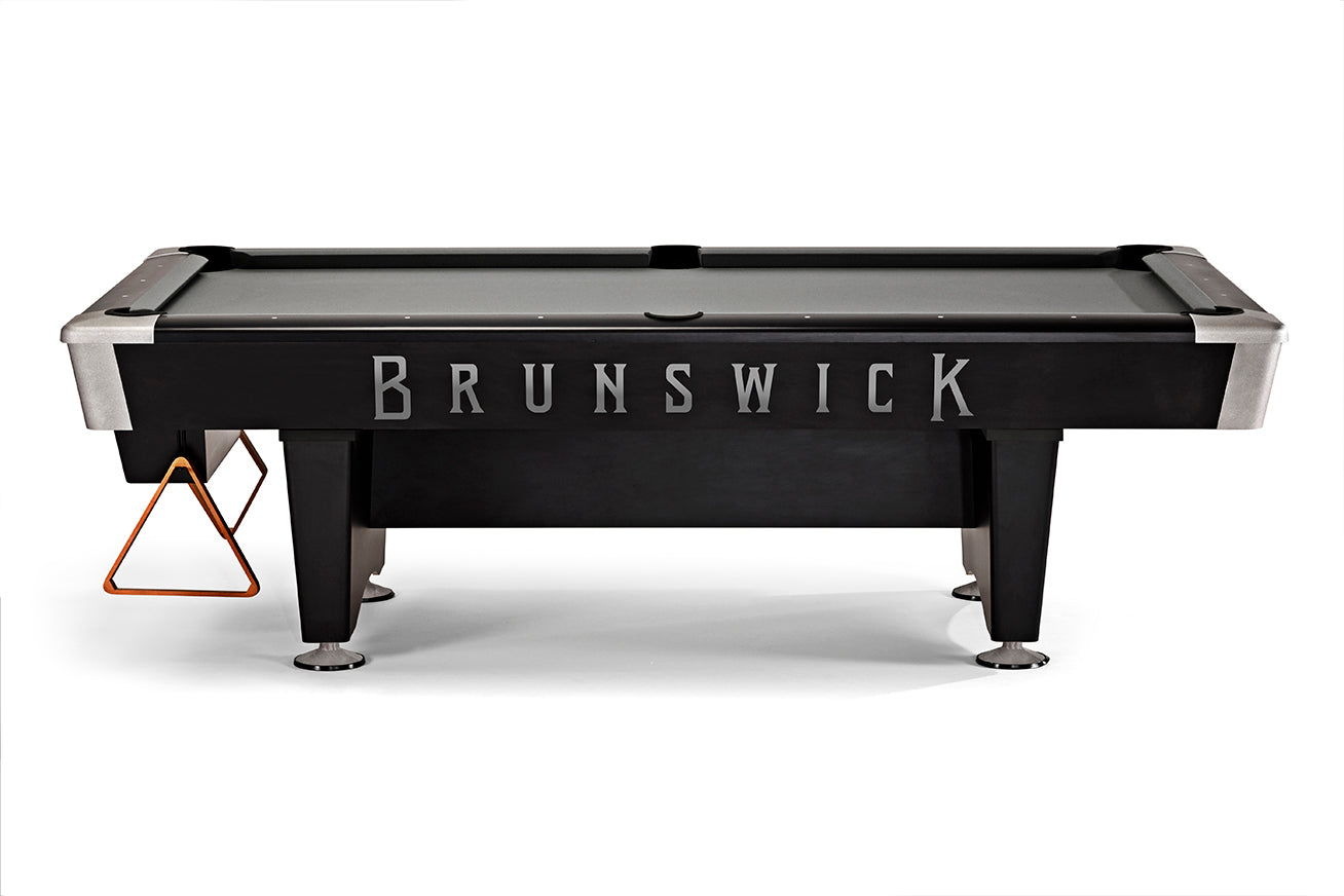 Brunswick Black Wolf 7-Foot Professional Pool Table for Home Game Room, Bar & Billiards Club | Premium Slate Bed Pool Table with Tournament Quality Play
