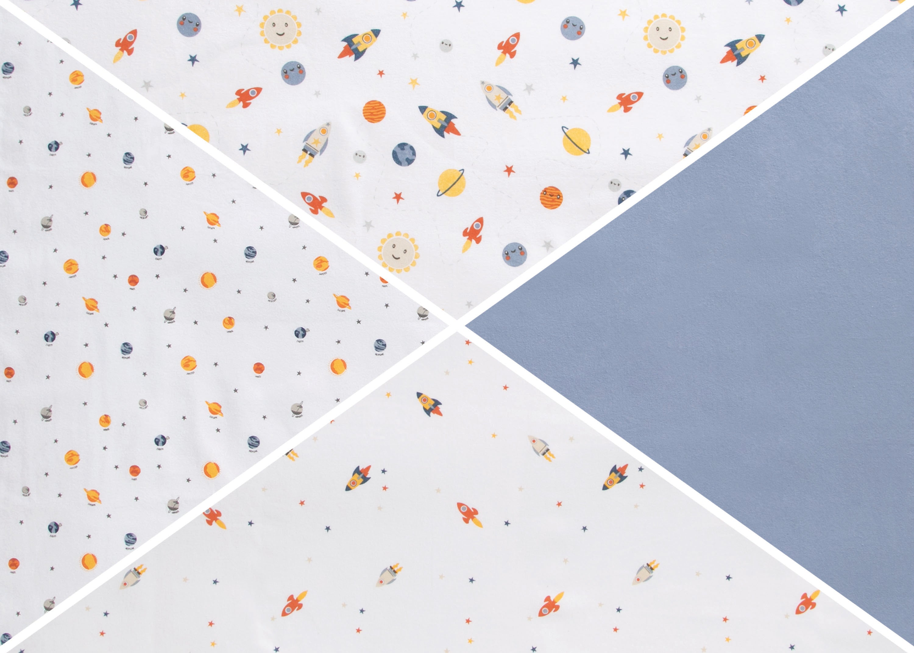 Soft 100% Cotton Flannel Baby Receiving Blankets - 4 Pack for Newborns & Infants - Perfect for Swaddling, Nursing & Cuddling
