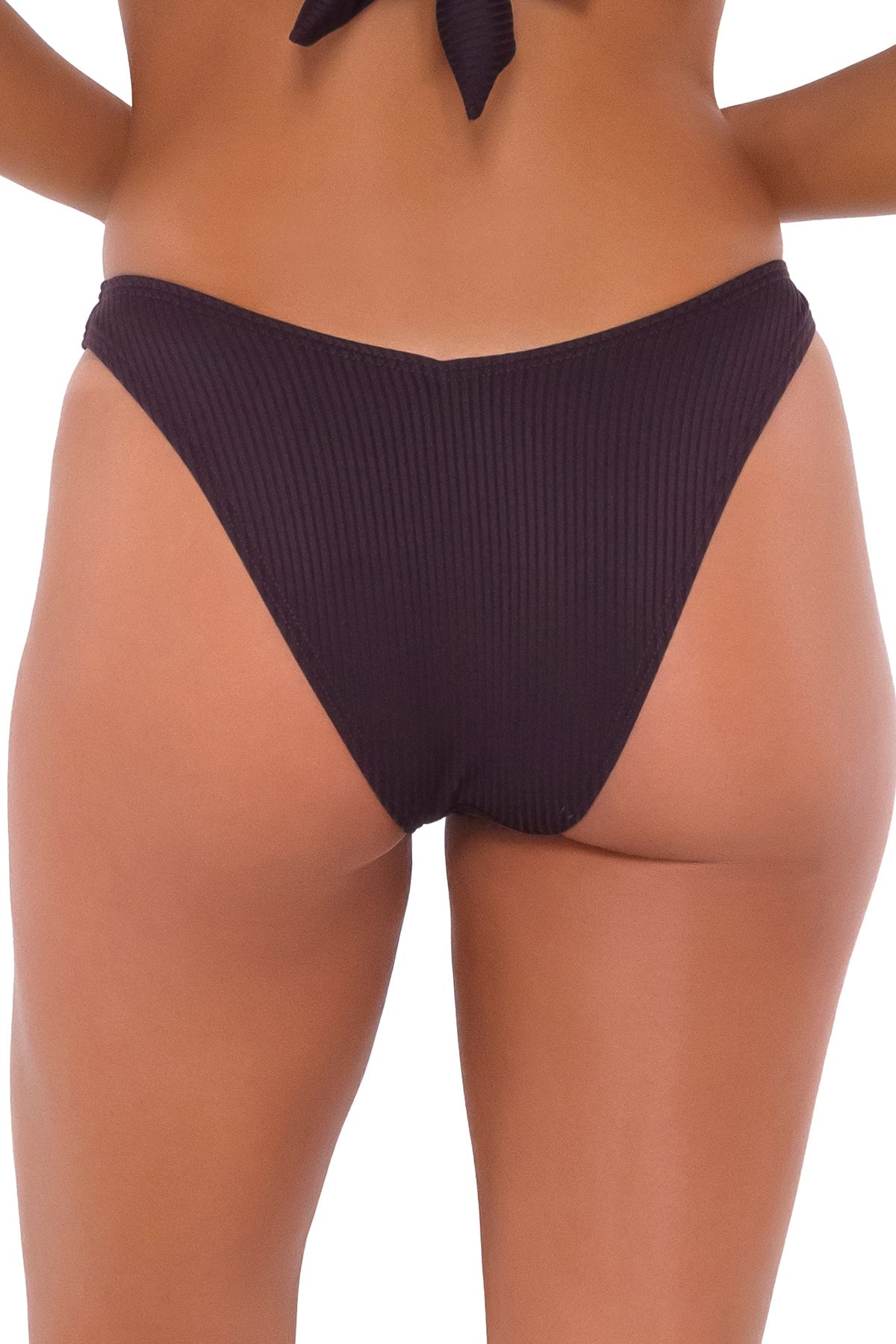 B Swim Java Flat Rib Nevaeh Bikini Bottom - High Waisted Swimwear for Women, Comfortable & Stylish Beachwear, Perfect for Pool Parties, Vacations & Summer Getaways
