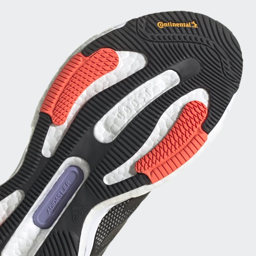 Adidas Men's Solarglide 5 Running Shoes - Lightweight Cushioned Sneakers for Jogging & Gym Workouts | Perfect for Road Running, Training & Fitness Enthusiasts