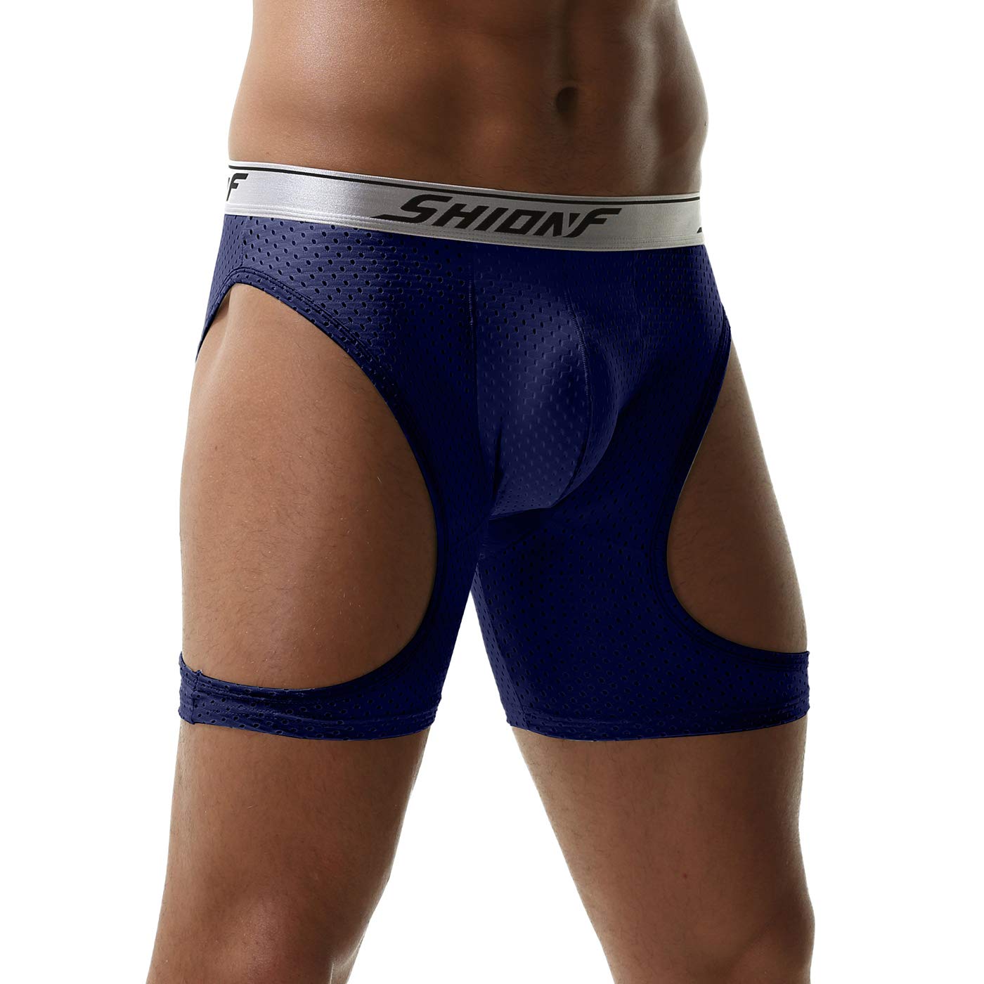 Ouruikia Men's Sports Boxer Briefs - Breathable Quick Dry Underwear for Active Performance, Workout & Travel - Comfortable Athletic Underwear for Running, Gym & Daily Wear