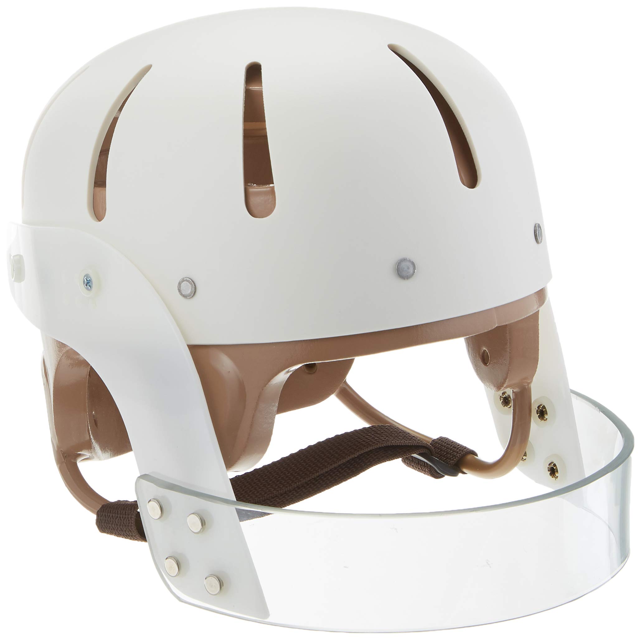 Danmar Hard Shell Safety Helmet with Face Bar - Small Size, Tan Foam Liner for Construction, Cycling & Outdoor Sports Protection