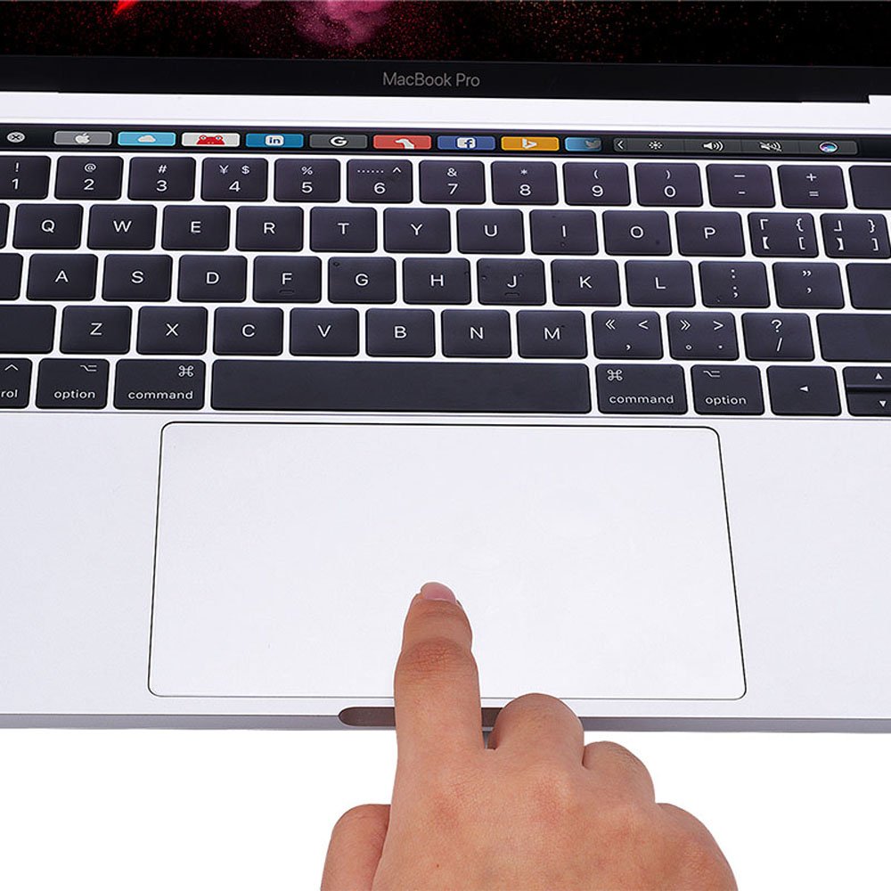 2 Pack Clear Anti-Scratch Trackpad Protector for MacBook Pro 13 Inch 2020 (Model A2289/A2251) - Durable Touchpad Cover Skin for Magic Keyboard | Perfect for Office Work, Travel & Daily Use