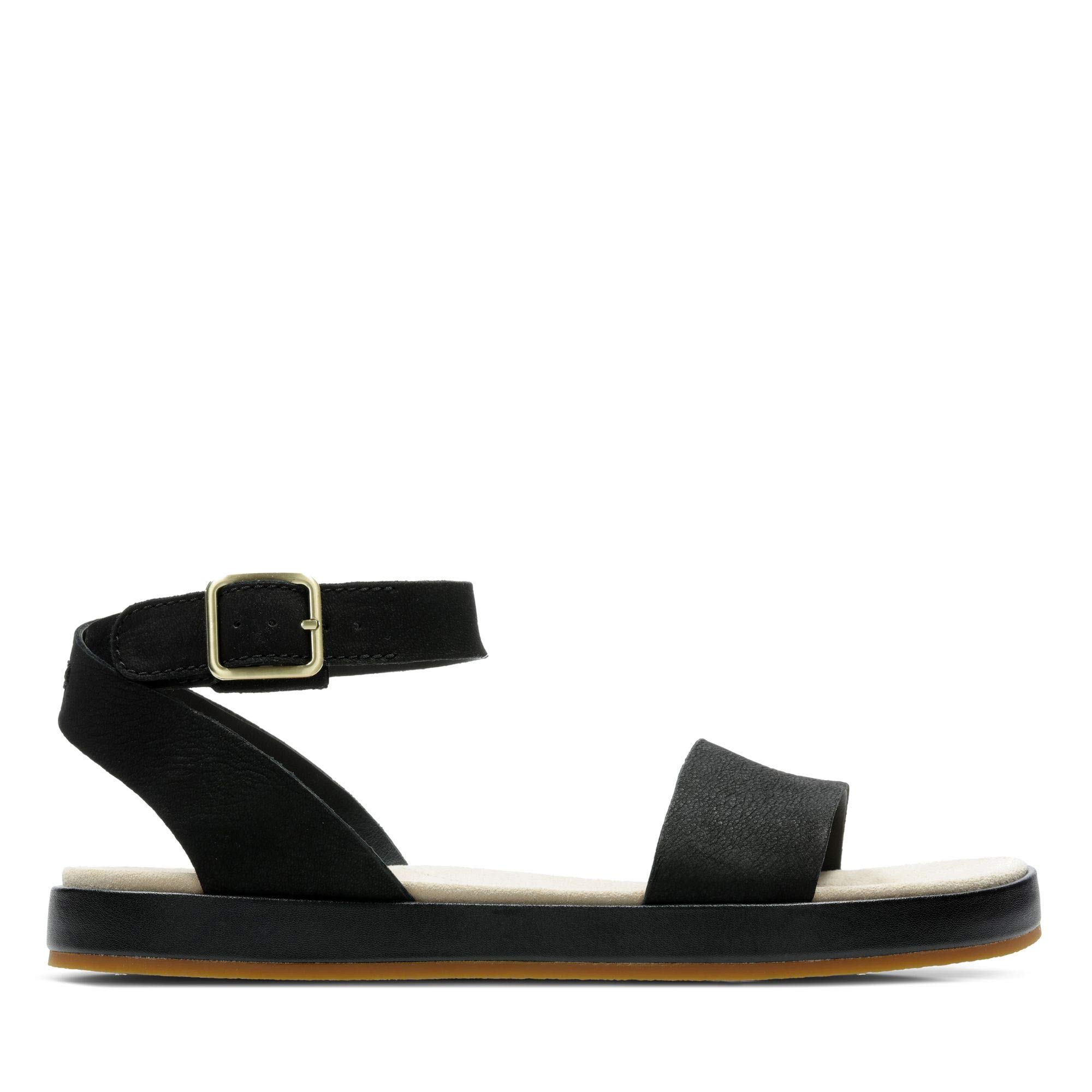 Clarks Women's Comfortable Ankle Strap Sandals - Lightweight Summer Walking Shoes for Beach, Vacation & Casual Outfits