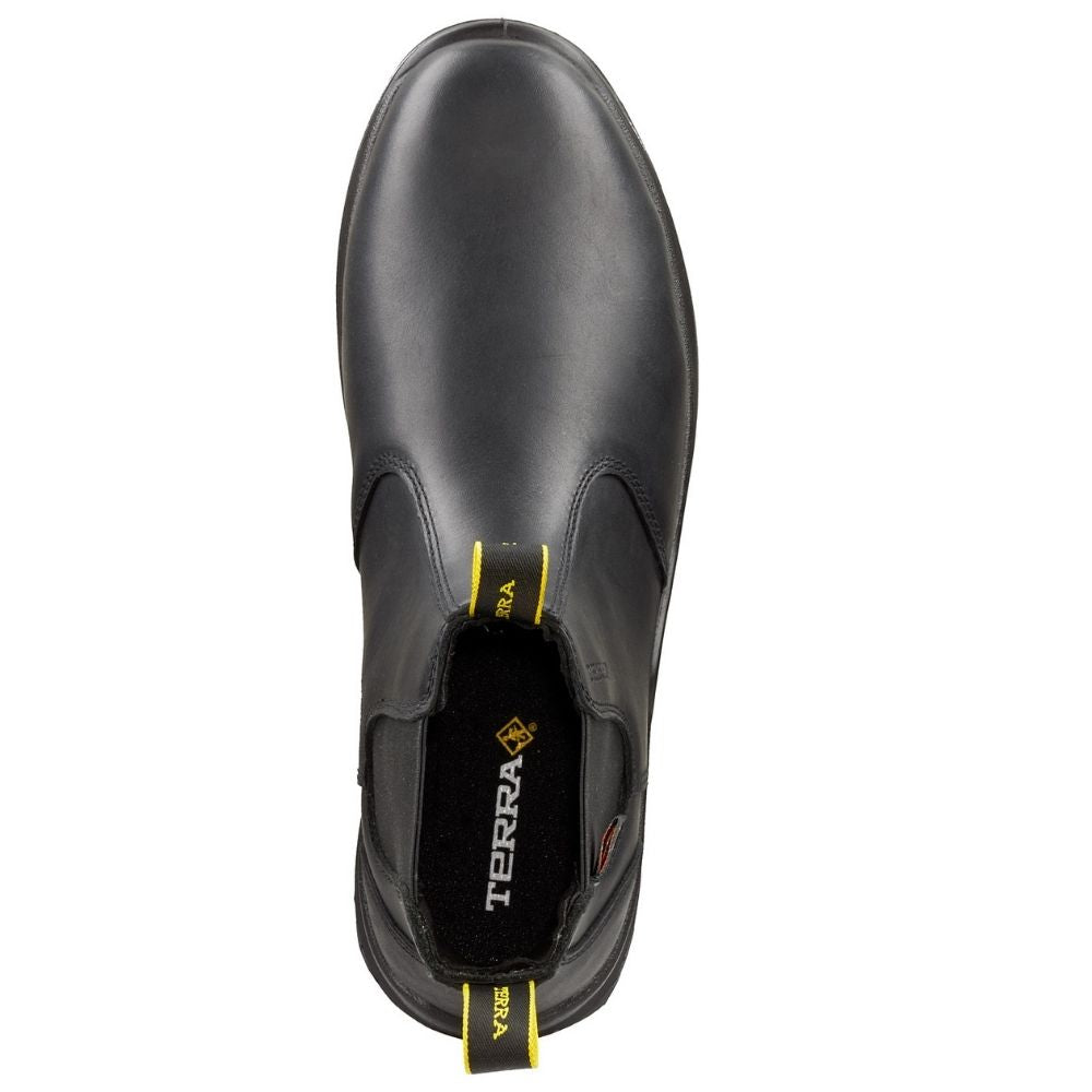 **Terra Murphy Unisex 6 Composite Toe Slip-On Work Boots TR0A4NRFBLK – Black – Durable & Comfortable for Construction, Warehouse & Outdoor Work**