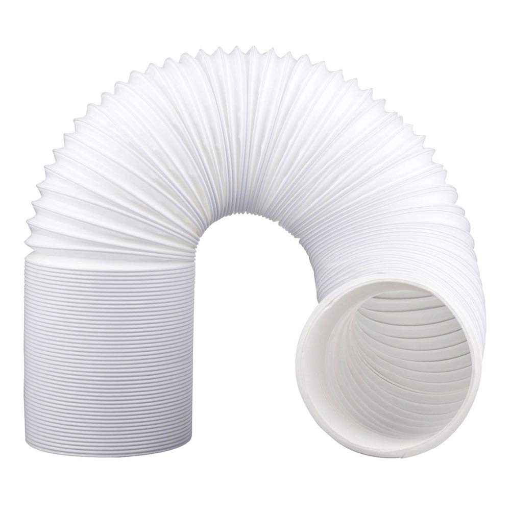 WskLinft Flexible & Portable Air Conditioner Exhaust Hose Tube - Universal Durable Replacement AC Parts (White, 2M) - Perfect for Home, Office, RV & Camping Cooling