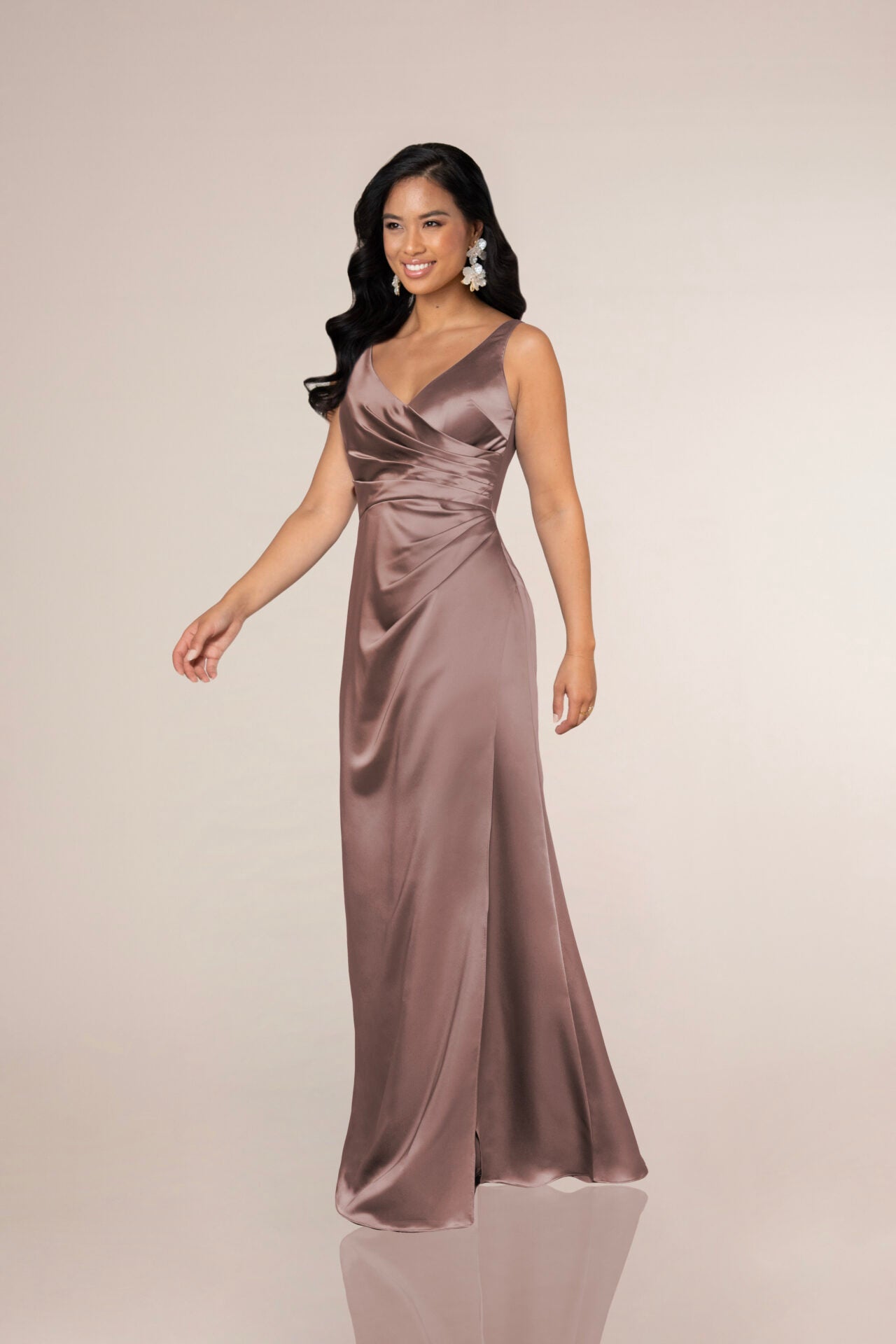 Nyra Charmeuse Silk Fabric - Premium Soft & Shiny Material for Elegant Dresses, Scarves & Home Decor