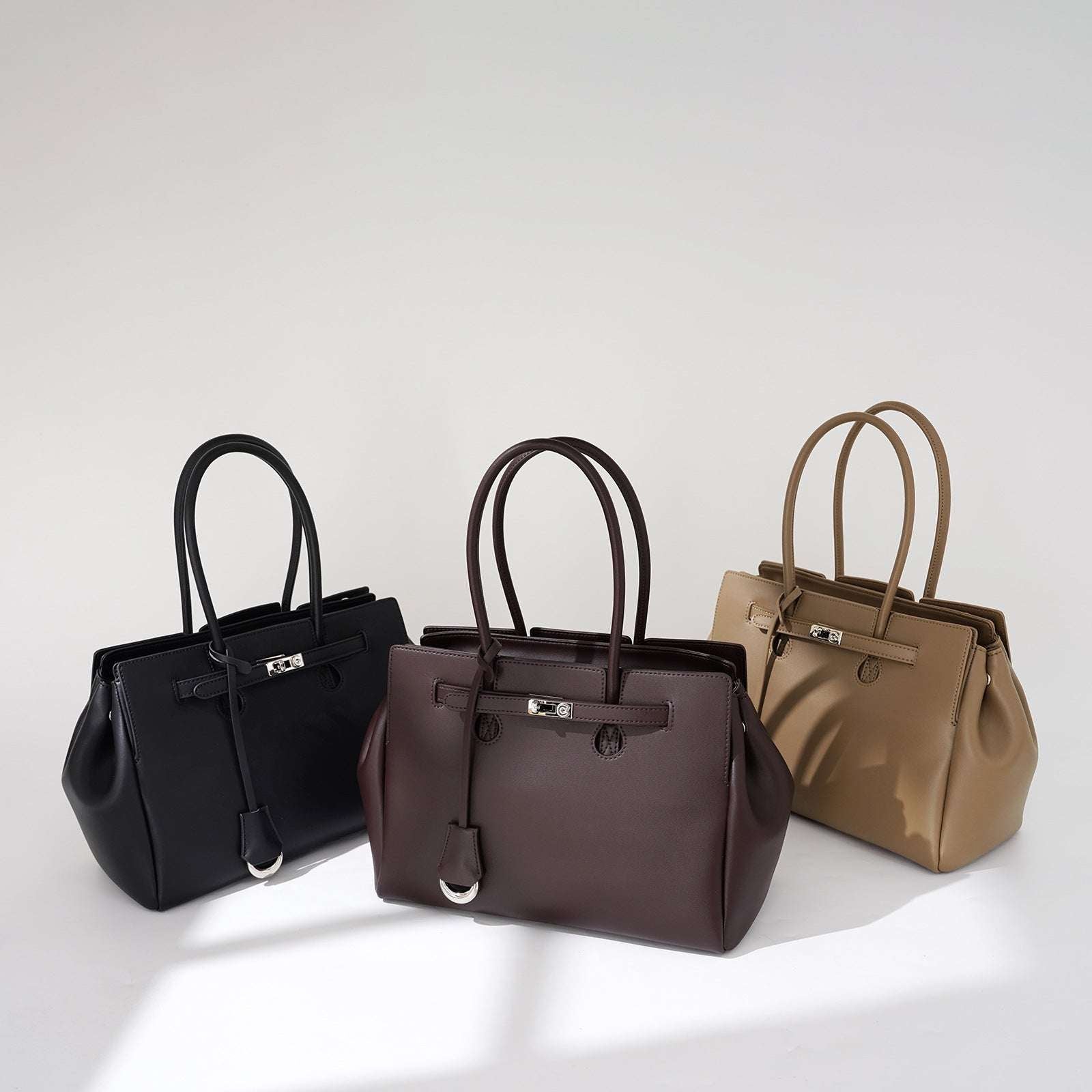 Premium Genuine Leather Work Tote Bag for Women - Professional Office Laptop Briefcase - Spacious & Stylish Business Handbag for Work, Travel & Daily Commute