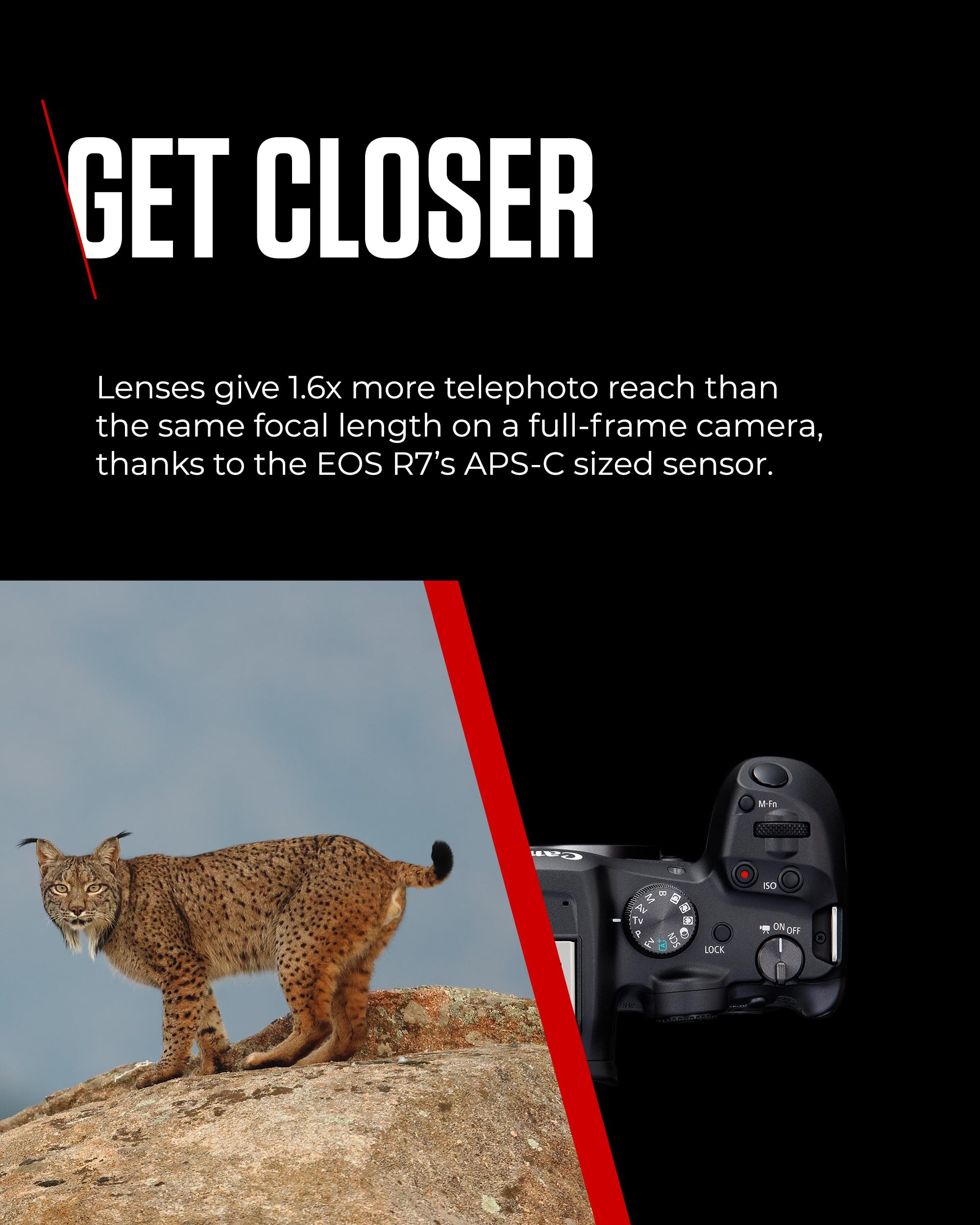 Canon EOS R7 Mirrorless Camera with RF-S 18-150mm Lens - 32.5MP APS-C CMOS Sensor, Dual Pixel AF II, 4K Video, Touchscreen LCD - Perfect for Travel Photography, Vlogging & Content Creation