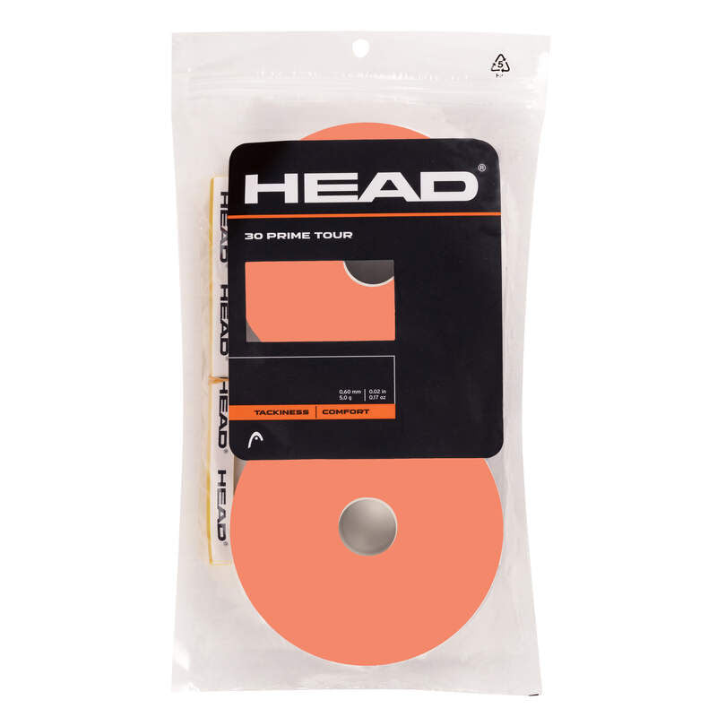 Head Prime Tour Overgrip 30 Pack - Premium Tennis Grip Tape for Enhanced Control & Comfort | Ideal for Tennis, Badminton, Pickleball & Racquet Sports Players