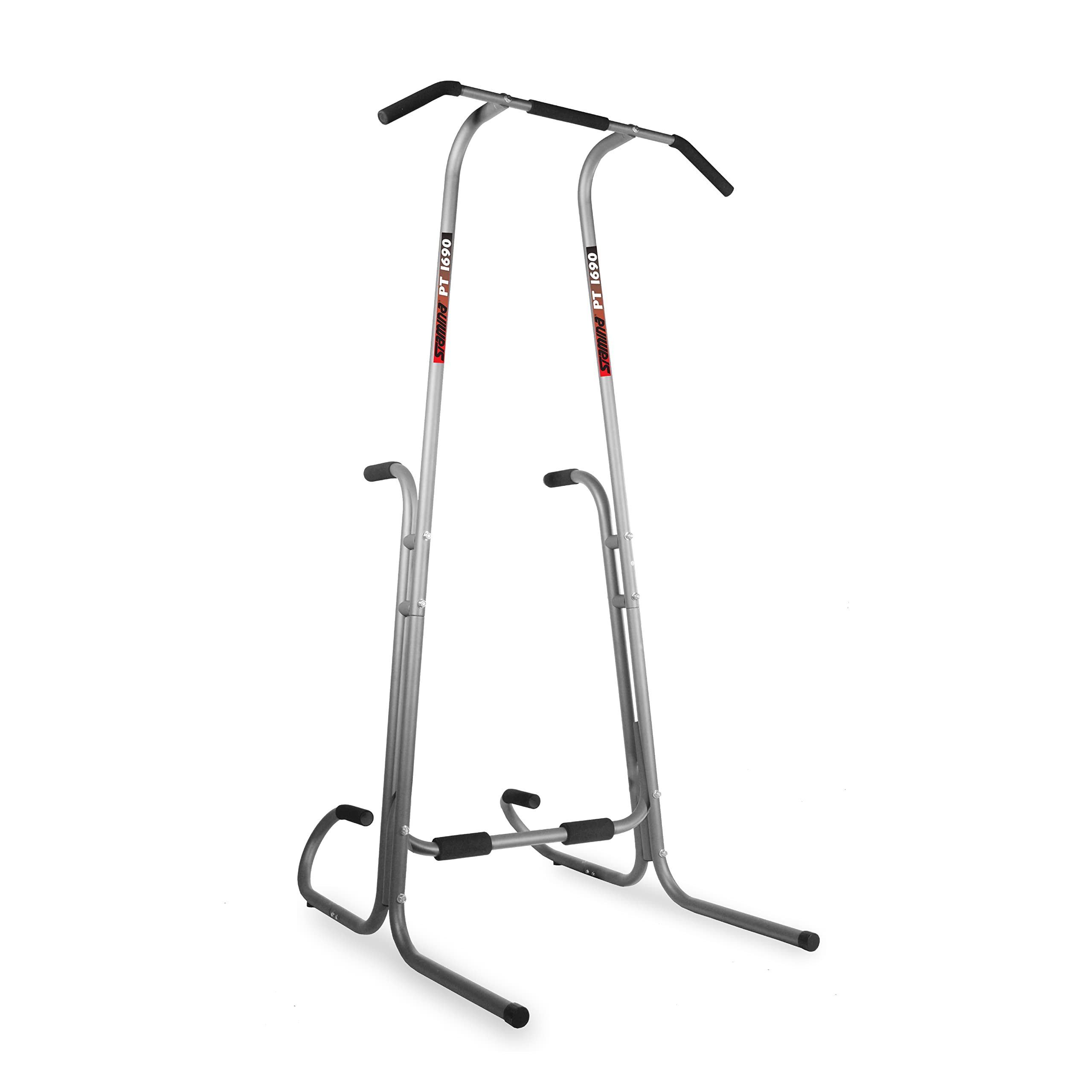 Stamina Power Tower - Heavy Duty Dip Bar & Pull Up Station for Home Gym - 250 lbs Weight Capacity - Perfect for Strength Training & Bodyweight Exercises