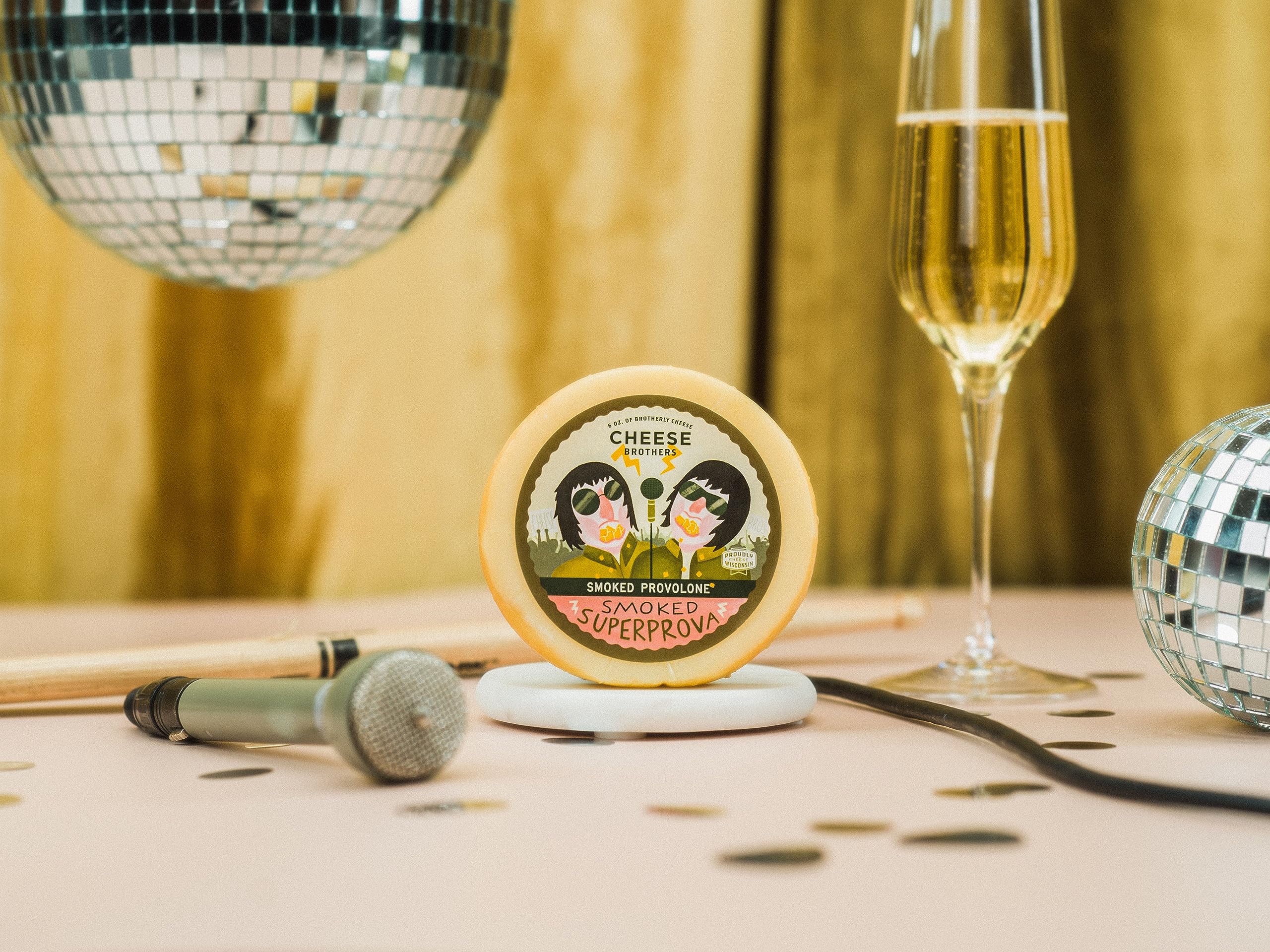 Premium Smoked Provolone Cheese 8-Pack (6oz Each) | Artisan-Crafted in Wisconsin | Perfect for Charcuterie Boards, Sandwiches & Wine Pairings