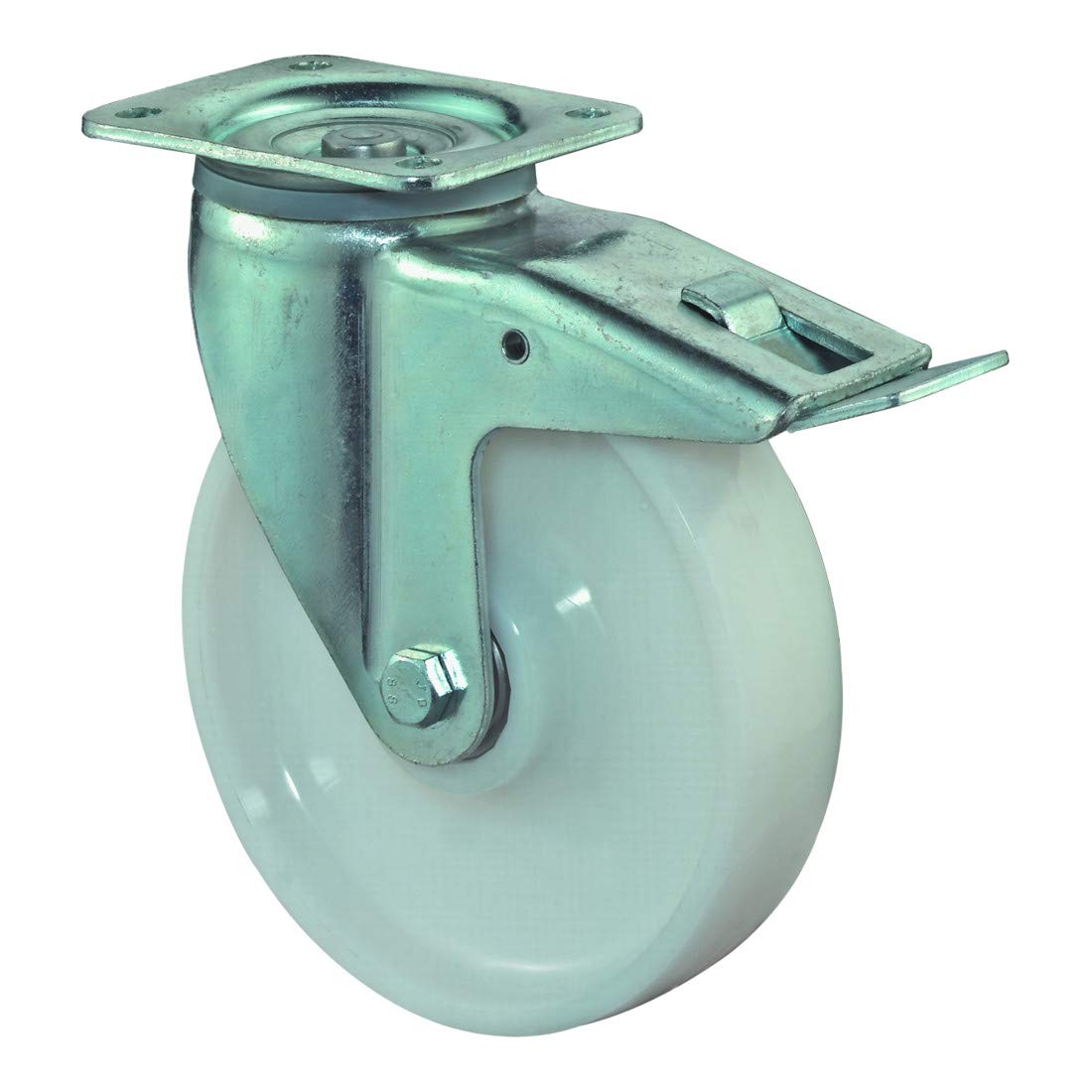 High-Quality Plastic Wheel with Lock - Heavy Duty Caster for Furniture, Carts, and Industrial Equipment - Smooth Rolling & Secure Locking for Home, Office, and Warehouse Use