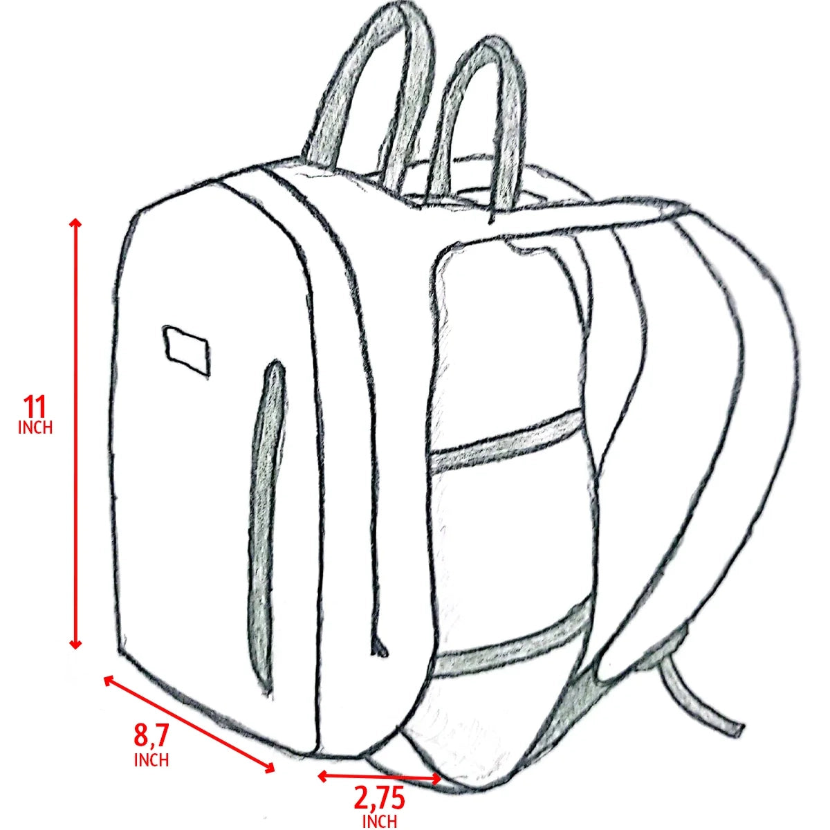 Popin'jo Lil'Jo V2 Skate Bag - Waterproof Backpack for Skateboards & Accessories - Perfect for Skateboarding, School & Travel