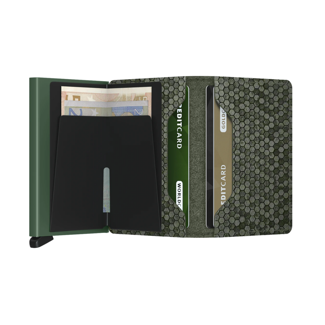 SECRID Slimwallet Hexagon - RFID Blocking Minimalist Wallet for Men & Women | Compact & Durable Card Holder for Travel, Business & Everyday Use