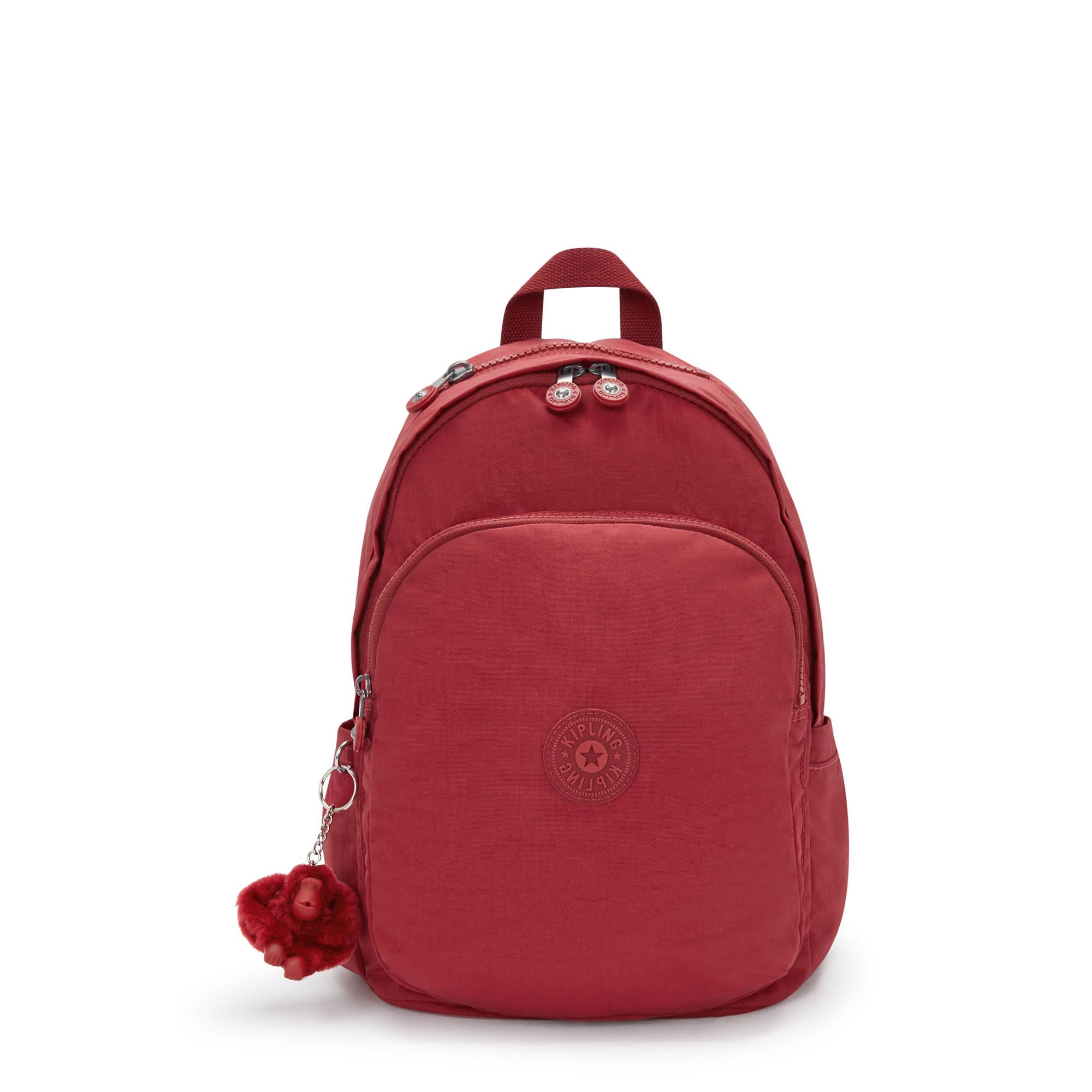 Kipling Delia Backpack for Women - Lightweight, Durable & Stylish Funky Red Laptop Backpack - Perfect for Work, School & Travel