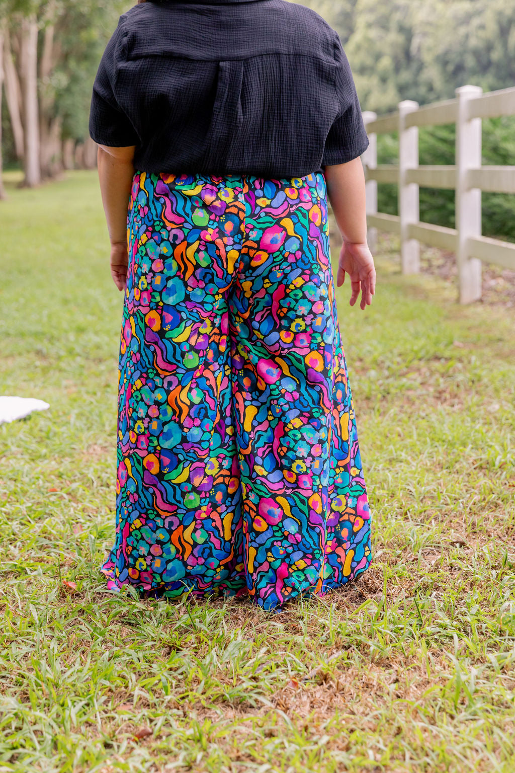 Larsa Pant In Africa by Kasey Rainbow - Trendy Women's Printed Pants for Casual Wear, Travel & Vacation Outfits