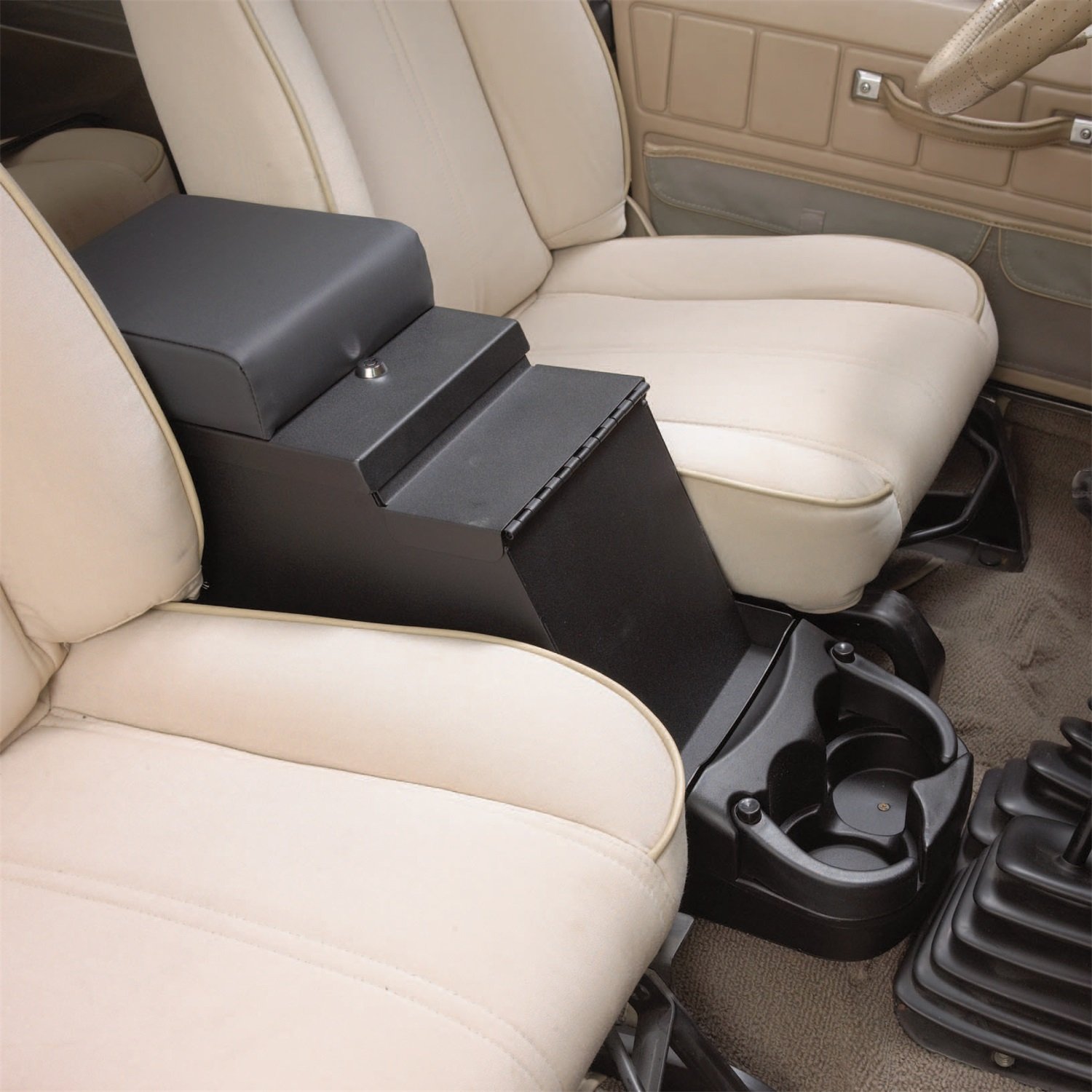 SmittyBilt STEREO CONSOLE DENIM BLK - SB31815 | Premium Car Audio System for Jeep & Off-Road Vehicles | Perfect for Road Trips & Outdoor Adventures