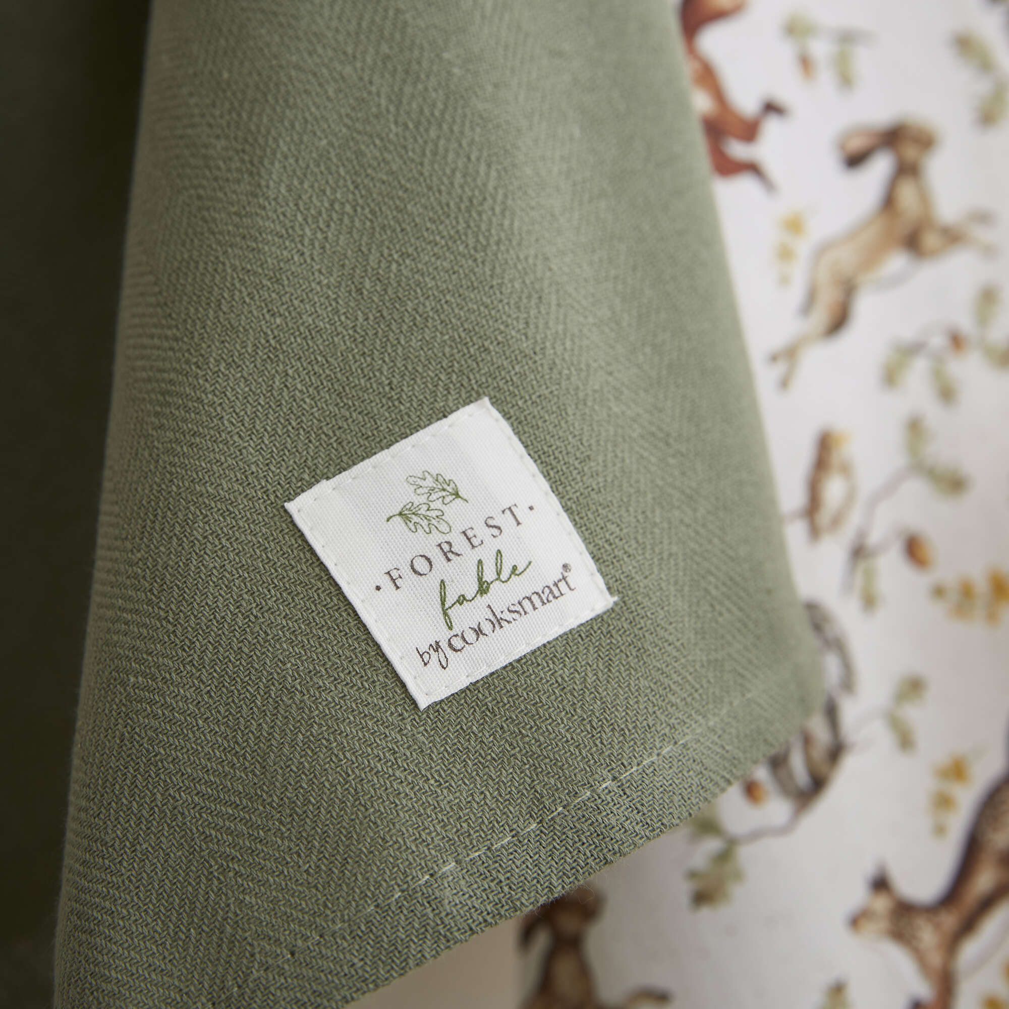 Forest Fable 3-Pack Premium Cotton Tea Towels - Soft & Absorbent Kitchen Towels for Drying Dishes, Decor, and Gift Giving
