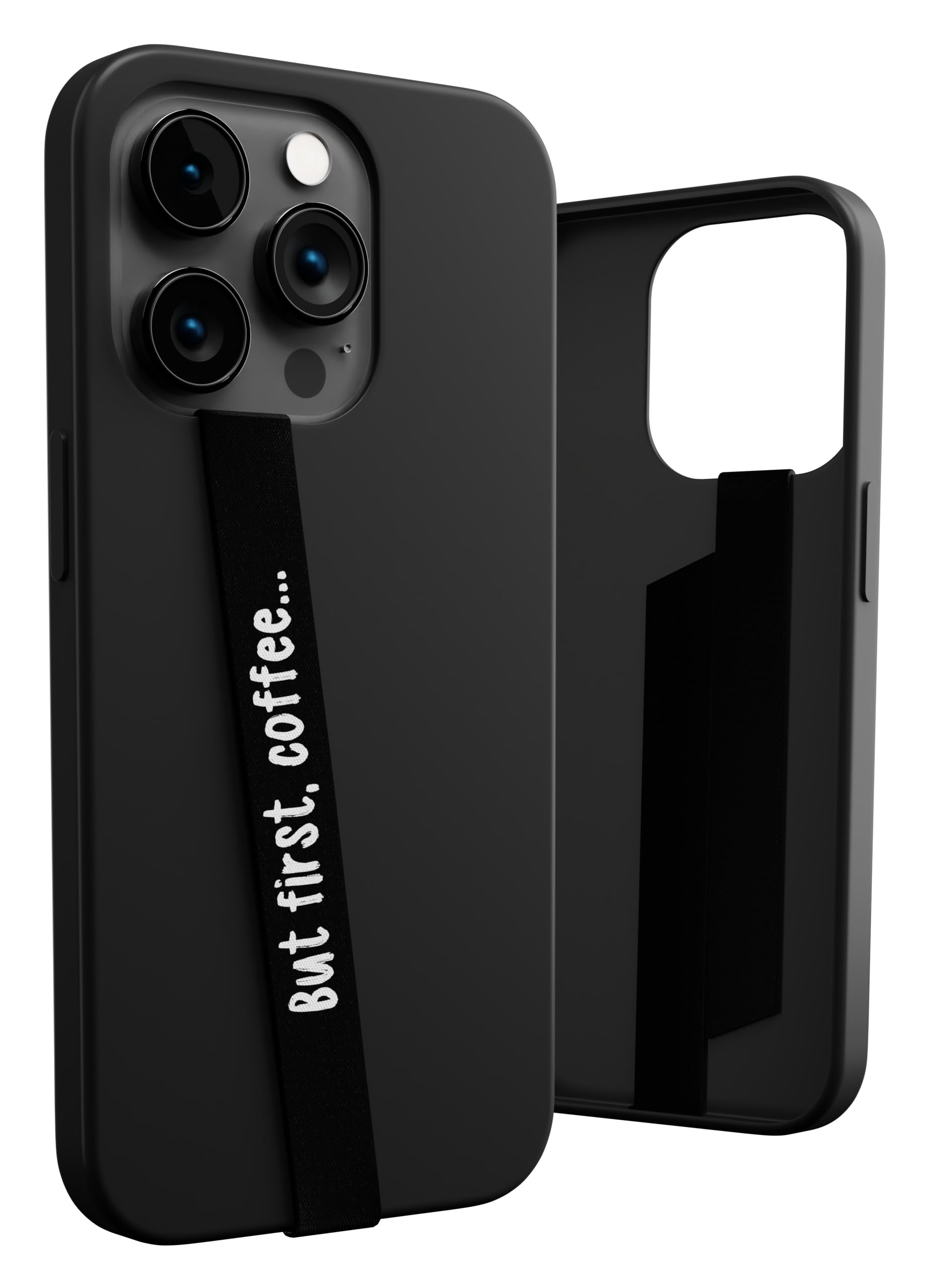 Non-Elastic Phone Grip Strap Holder - Small Lightweight Discreet Finger Loop for Secure One-Handed Phone Use - Perfect for Commuting, Gym Workouts and Outdoor Activities