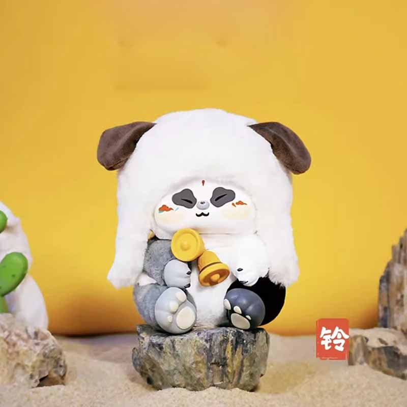 WONDER Panda Dunhuang Music Travel Series Plush Blind Box - Cute Collectible Stuffed Animal Toy for Music Lovers & Travel Enthusiasts | Perfect for Gifts, Home Decor, and Office Display