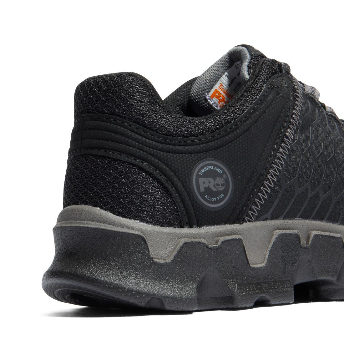 Powertrain Sport SD35 Women's Alloy Toe Work Shoes - Black | Slip Resistant & Comfortable Safety Shoes for Construction, Warehouse & Industrial Work