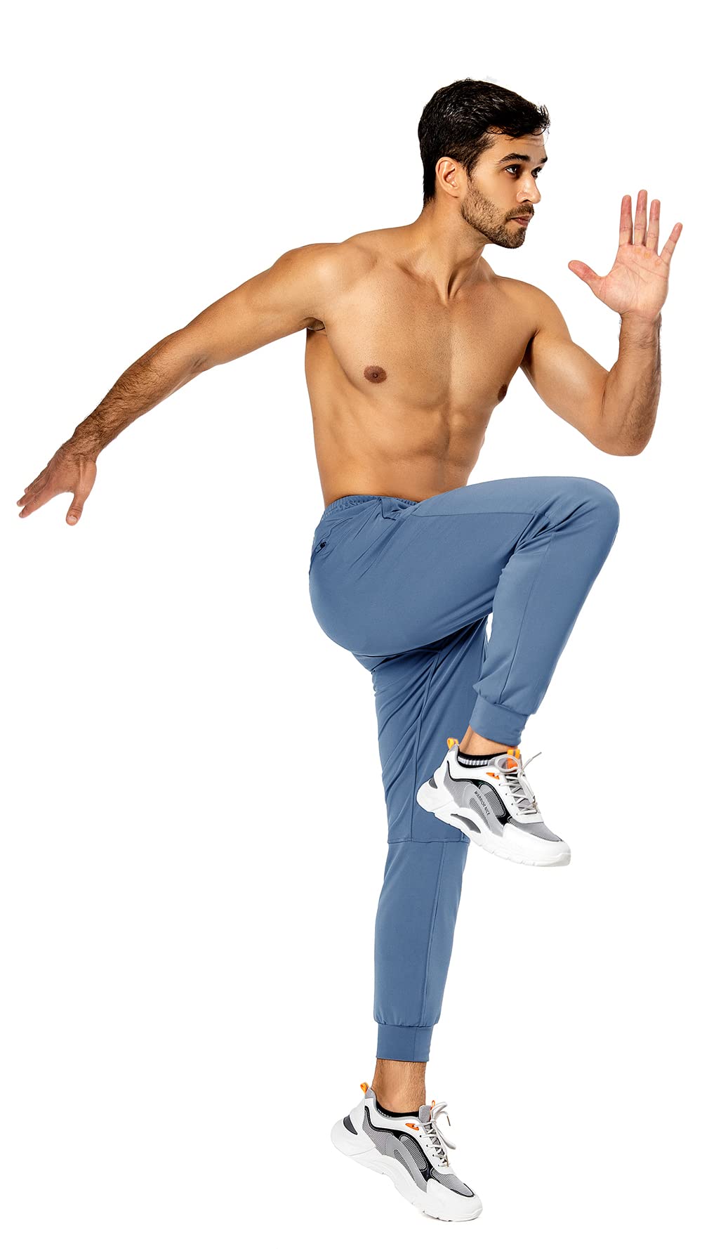 Men's Lightweight Sweatpants with Zipper Pockets - Tapered Joggers for Workout, Running & Training | Comfortable Athletic Track Pants for Gym, Lounge & Outdoor Activities