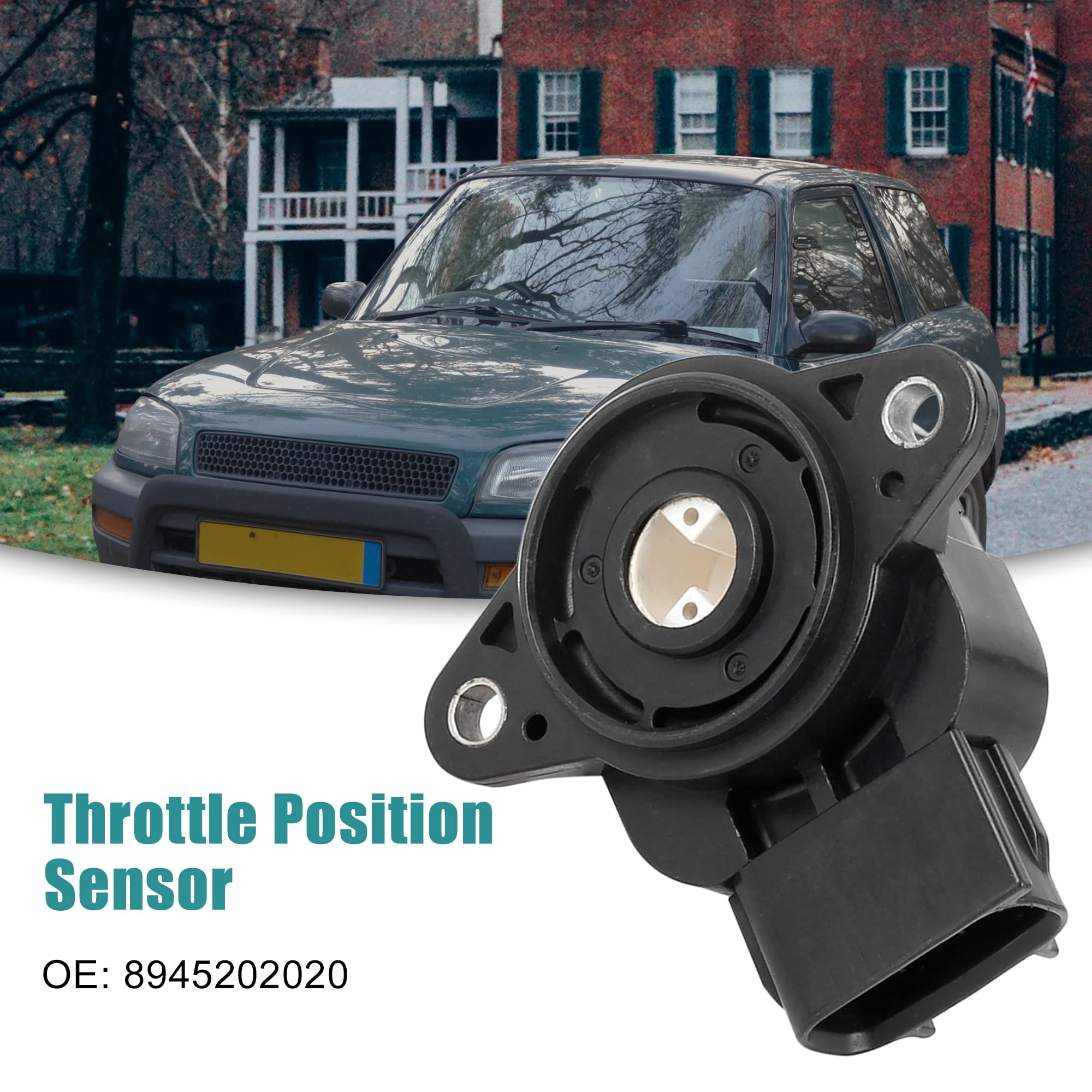 ACROPIX TPS Sensor Front Throttle Position Sensor Replacement for Toyota RAV4 2006-2018 - Black - Improve Engine Performance & Fuel Efficiency - Perfect for Off-Roading & Daily Commuting