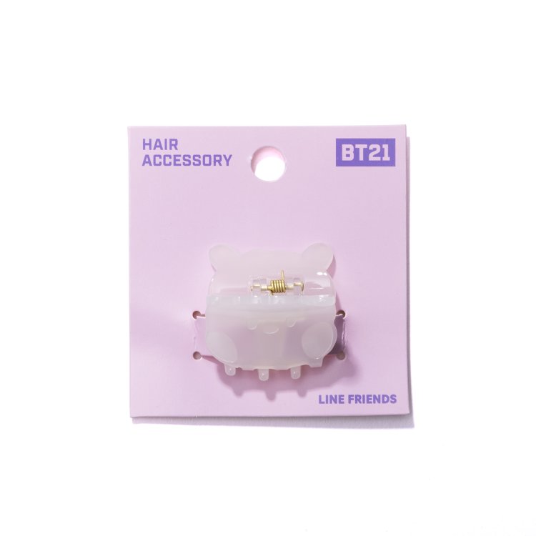BT21 RJ Baby Hair Clips - Cute Cartoon Character Hair Accessories for Girls & Kids - Perfect for School, Parties, and Daily Outfits