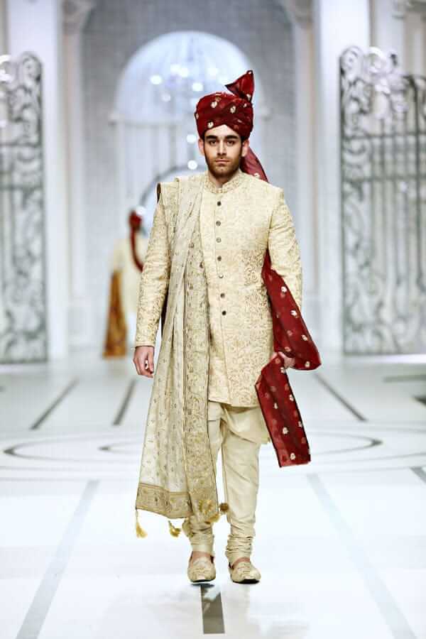 Gold Rush Embroidered Short Sherwani for Men | Elegant Indian Wedding Outfit | Perfect for Festivals, Parties & Special Occasions