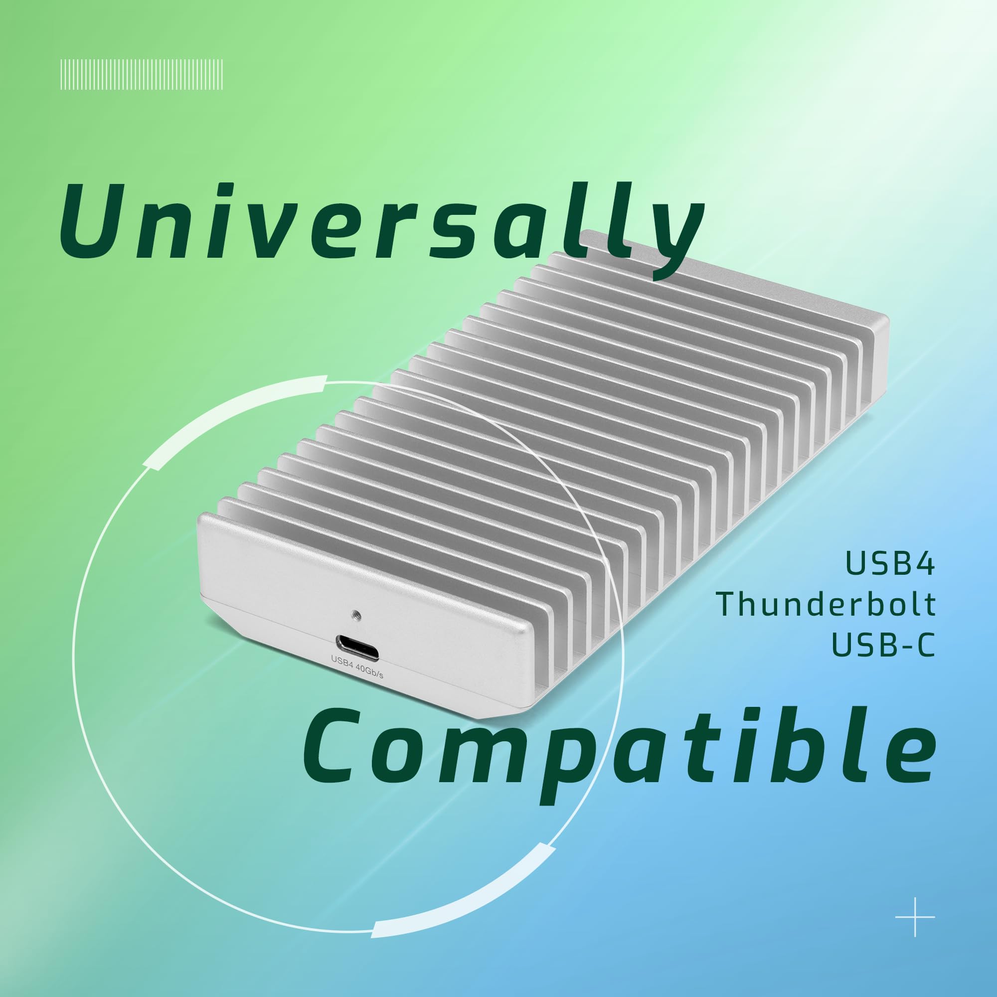 OWC 1TB Express 1M2 Portable NVMe SSD - Thunderbolt 3/USB-C External Solid State Drive with Aluminum Heat Sink | Ultra Fast Storage for Video Editing, Gaming & Creative Professionals