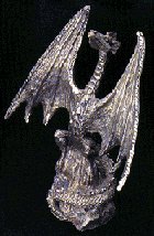 Dragon Star Gazer Pewter Figurine - Handcrafted Collectible Statue for Home Decor, Office Display & Gift Giving