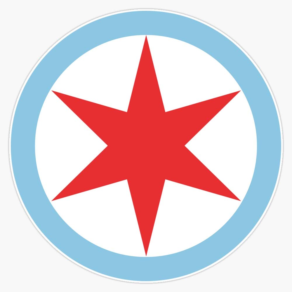 Captain Chicago Vinyl Decal Bumper Sticker - 5 Inch Waterproof Car Decal for Cars, Trucks, Laptops - Perfect for Chicago Sports Fans & City Pride