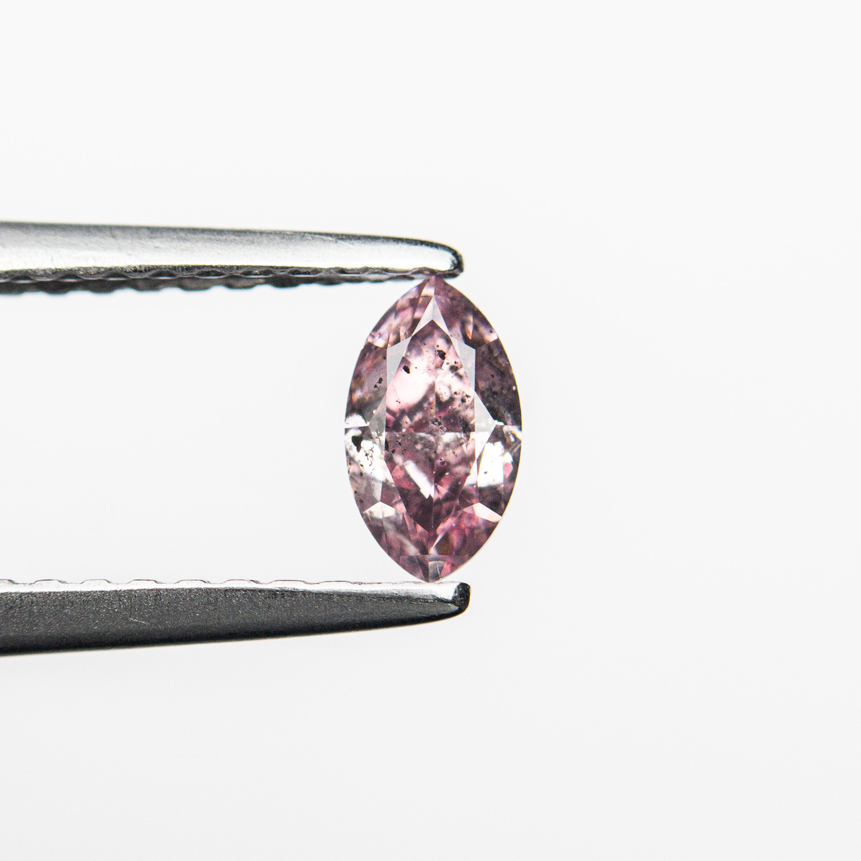 0.29ct GIA Certified Fancy Intense Purplish Pink Marquise Cut Diamond (5.70x3.27x2.29mm) - I1 Clarity, Ideal for Engagement Rings & Luxury Jewelry