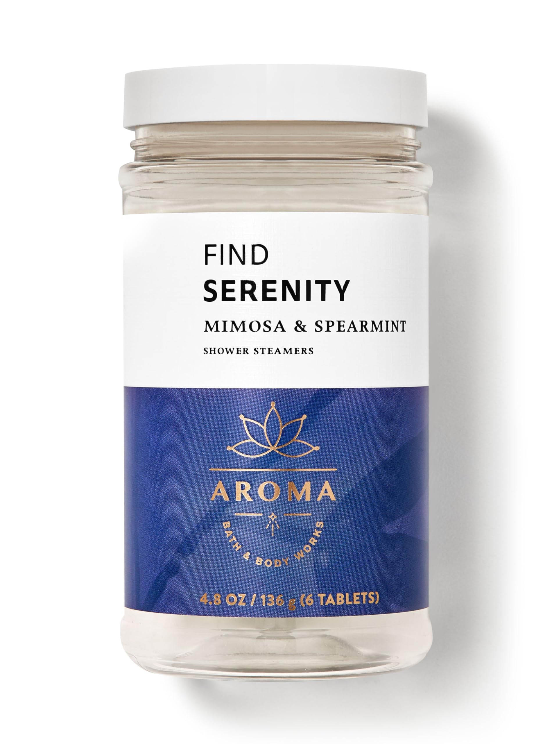 Bath & Body Works Mimosa Spearmint Aromatherapy Shower Steamers - Relaxing Essential Oil Shower Tablets for Stress Relief & Spa-Like Experience at Home