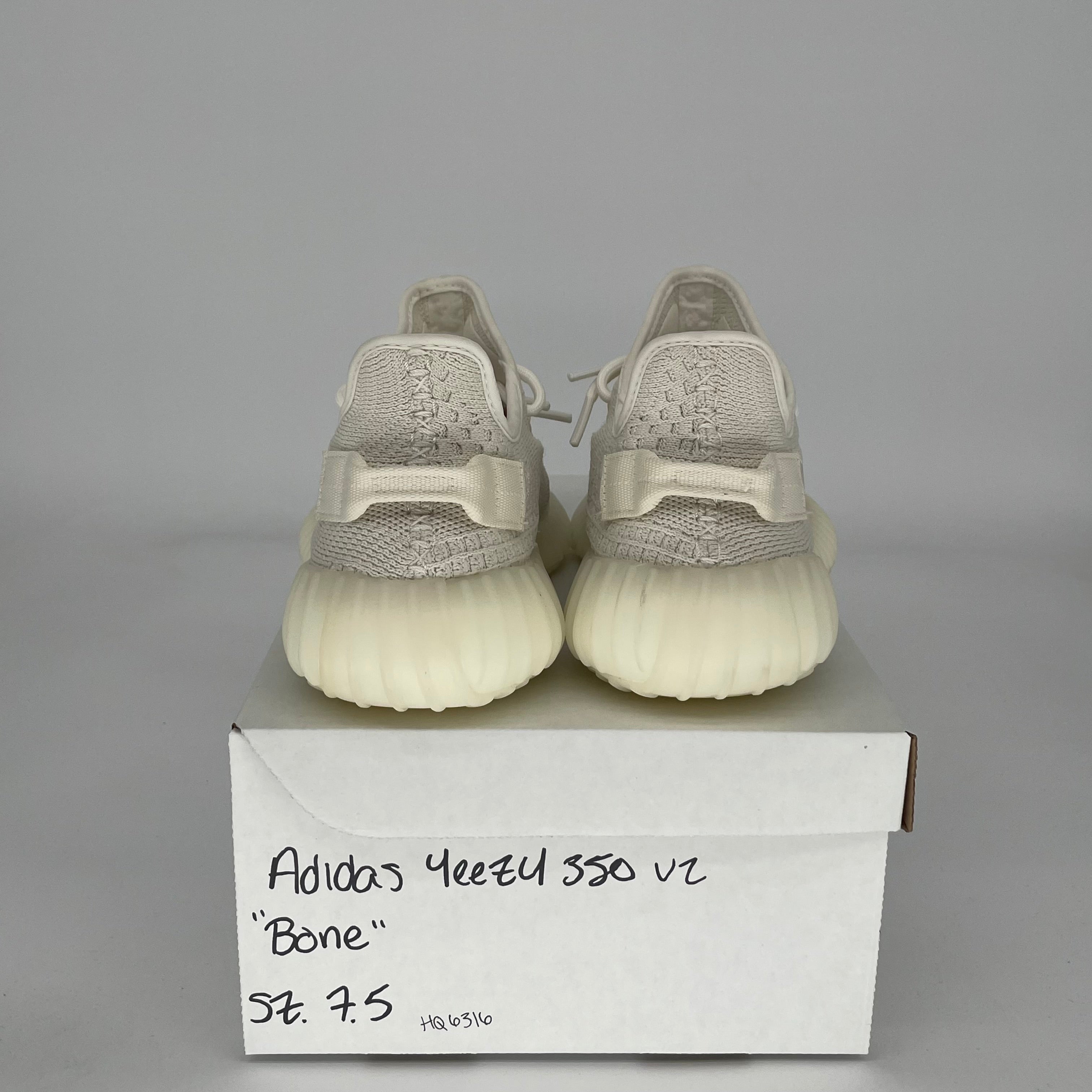 Adidas Yeezy Boost 350 V2 'Bone' - Men's Size 7.5 (HQ6316) | Comfortable Running Shoes for Casual Wear & Street Style