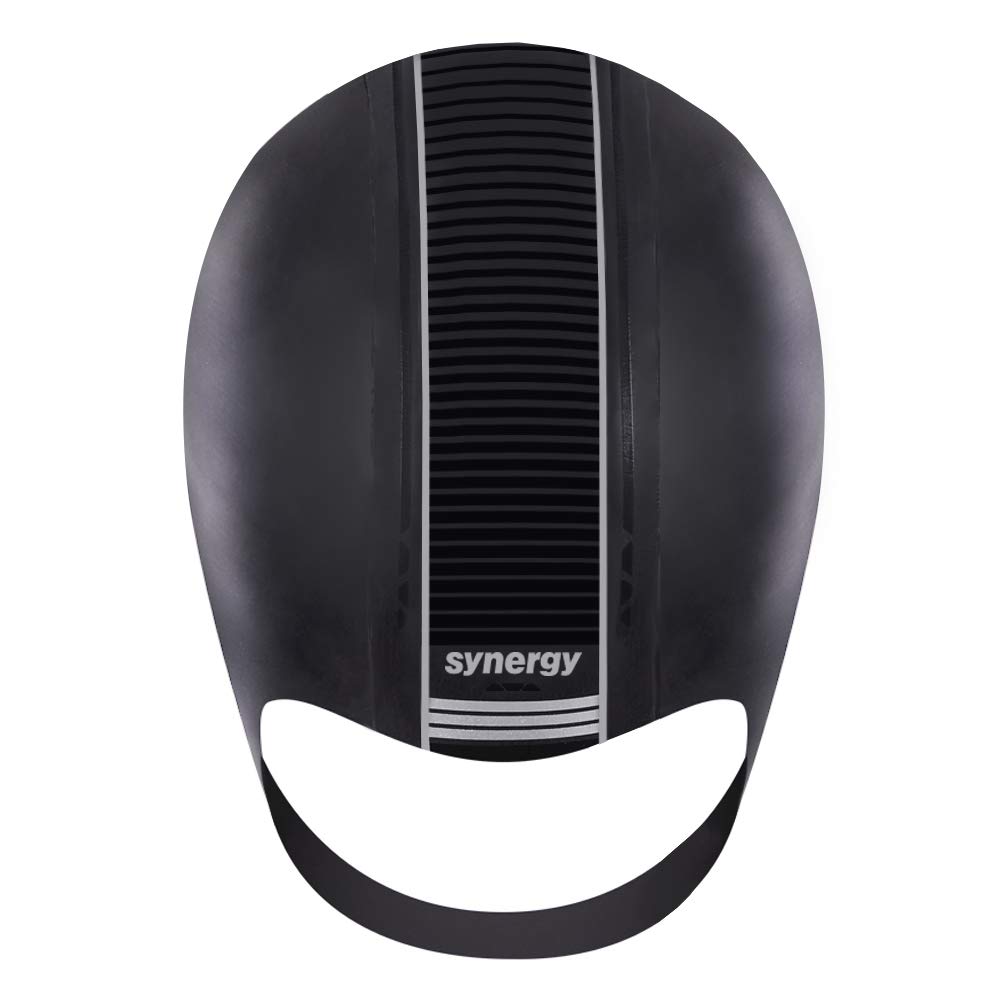 Synergy Swim Cap - Premium Neoprene Smoothskin Swim Hood for Women & Men - Comfortable Waterproof Swimming Gear for Pool, Triathlon & Open Water Training