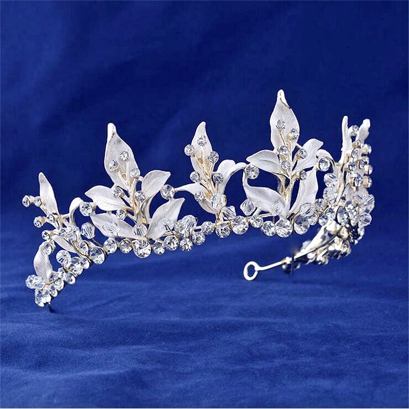 Kariyah Gold Bridal 3 Piece Jewelry Set With Tiara - Elegant Wedding Jewelry for Brides, Bridesmaids & Special Occasions